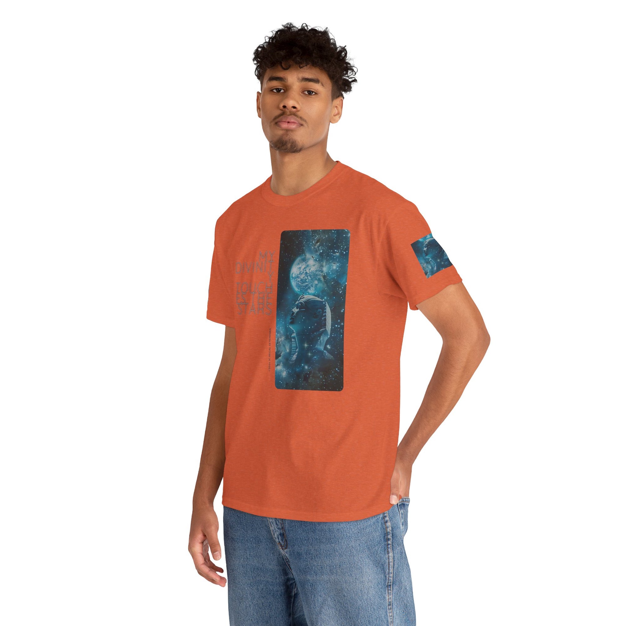 My Divinity Touches The Stars Unisex Heavy Cotton Tee