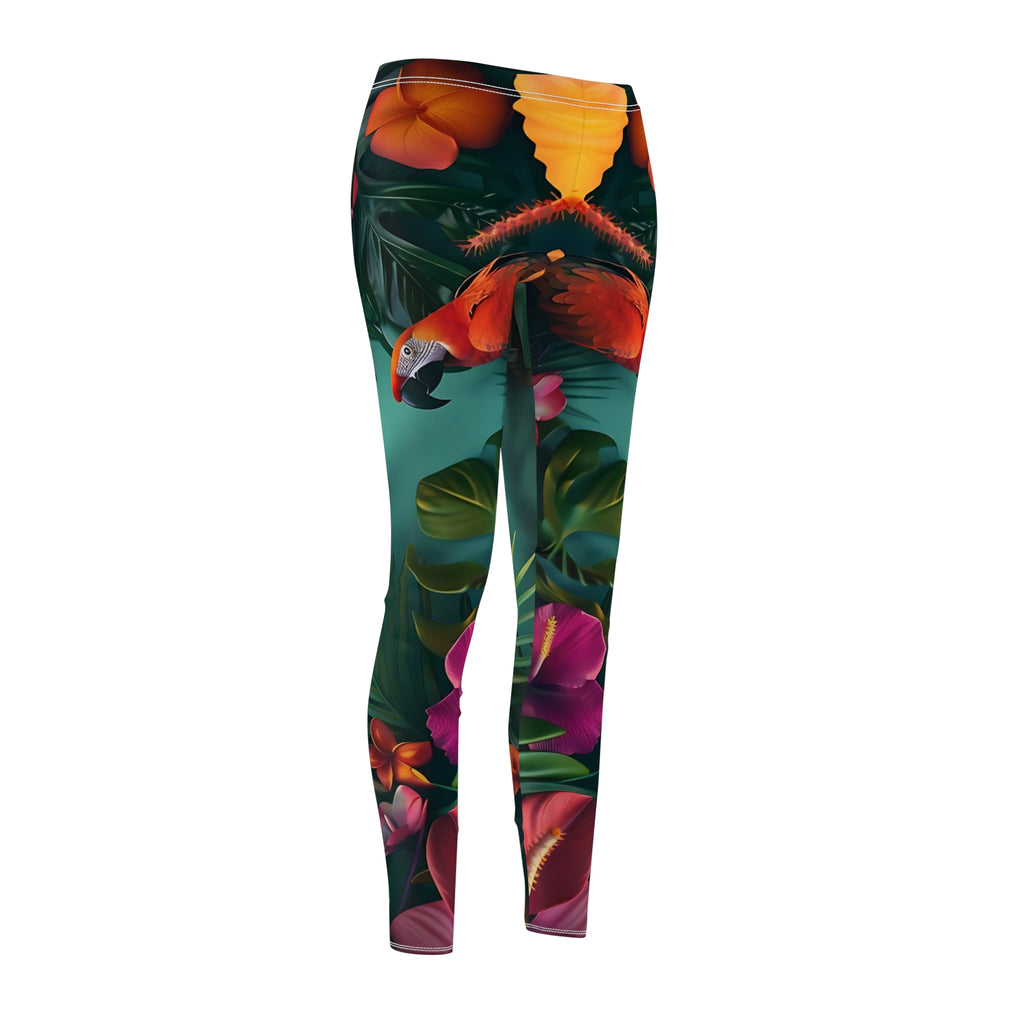 Tropican Retreat (Scene 2) Women's Cut & Sew Casual Leggings SETEPENRA All Over Prints.