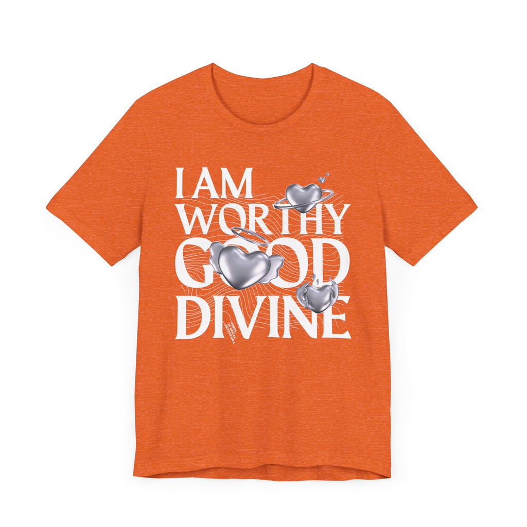 I AM WORTHY GOOD DIVINE Unisex Jersey Short Sleeve Tee SETEPENRA T-Shirt.