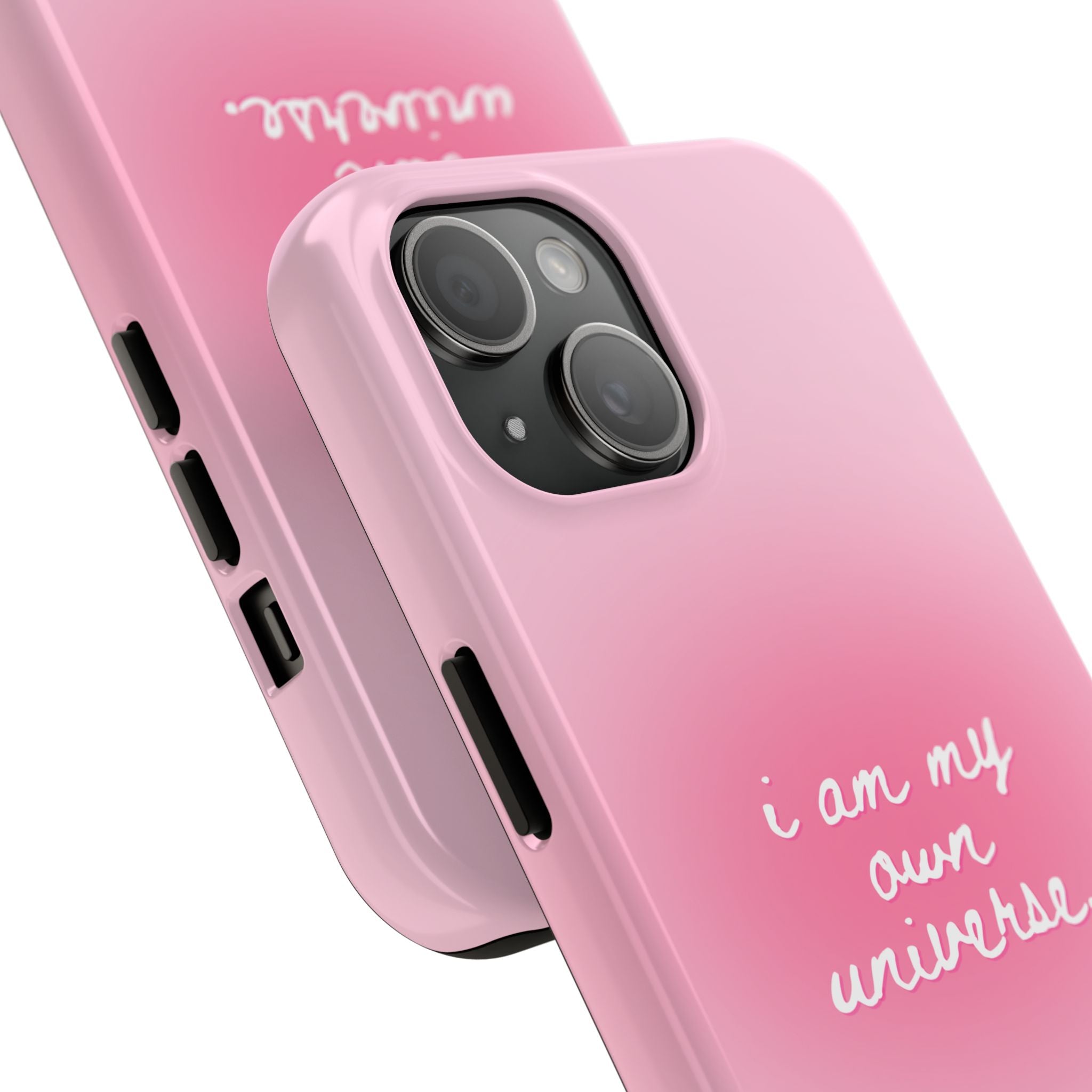 I Am My Own Universe Tough Phone Case (For iPhone, Galaxy & More) - Light Pink