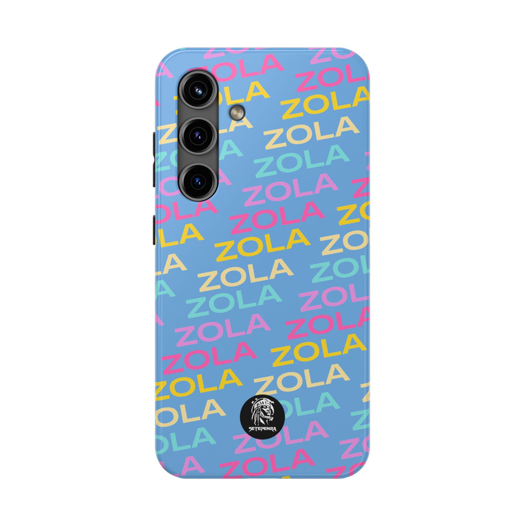 Zola Tough Phone Case (For iPhone, Galaxy & More) - Light Blue SETEPENRA Phone Case.