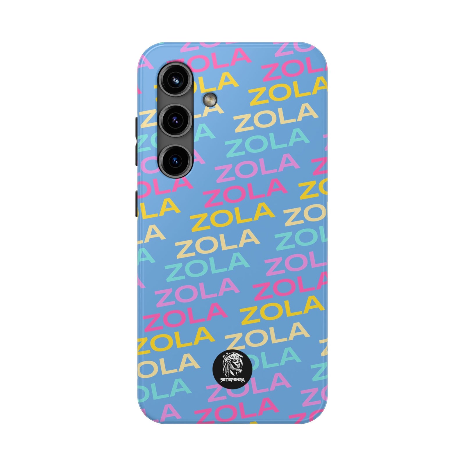 Zola Tough Phone Case (For iPhone, Galaxy & More) - Light Blue SETEPENRA Phone Case.