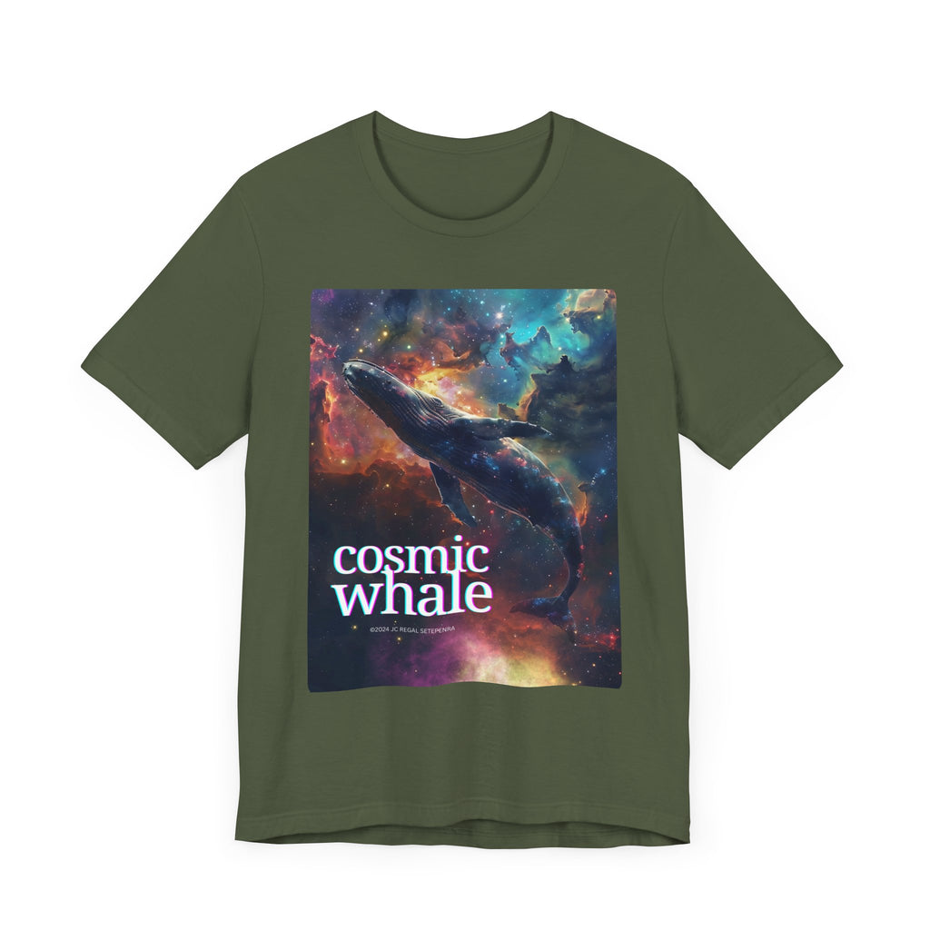Cosmic Whale Unisex Jersey Short Sleeve Tee SETEPENRA T-Shirt.