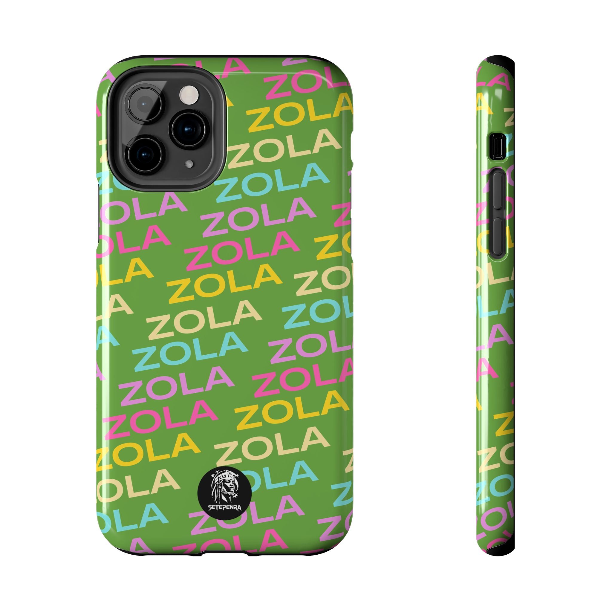 Zola Tough Phone Case (For iPhone, Galaxy & More) - Green SETEPENRA Phone Case.