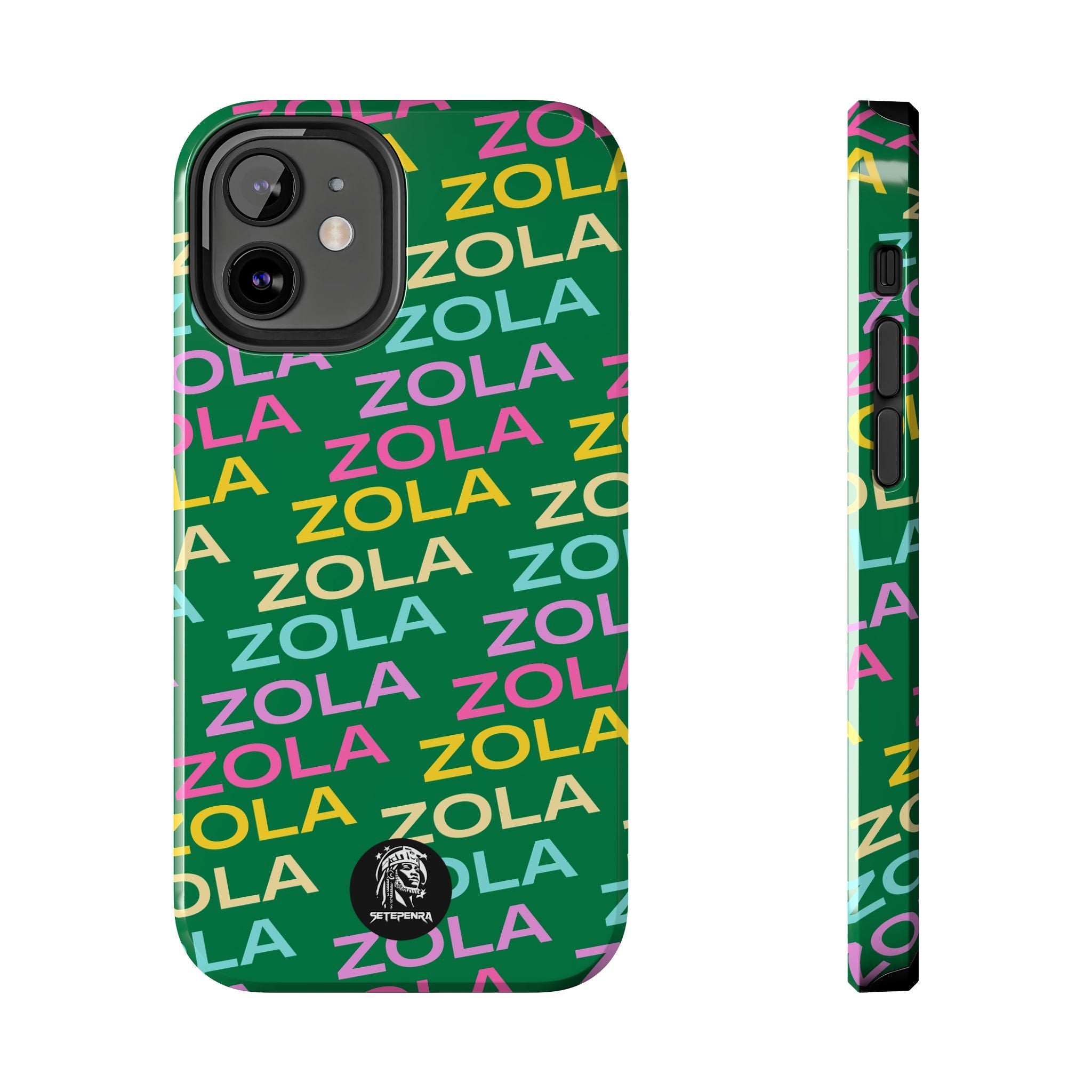 Zola Tough Phone Case (For iPhone, Galaxy & More) - Dark Green SETEPENRA Phone Case.