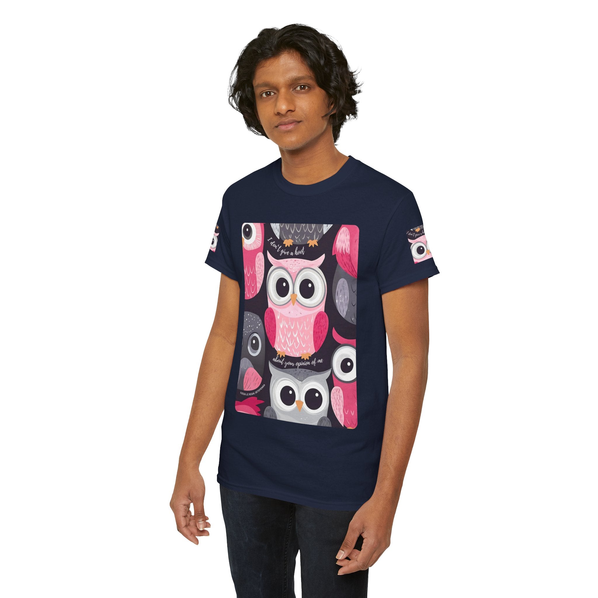 Don't Give A Hoot Unisex Heavy Cotton Tee