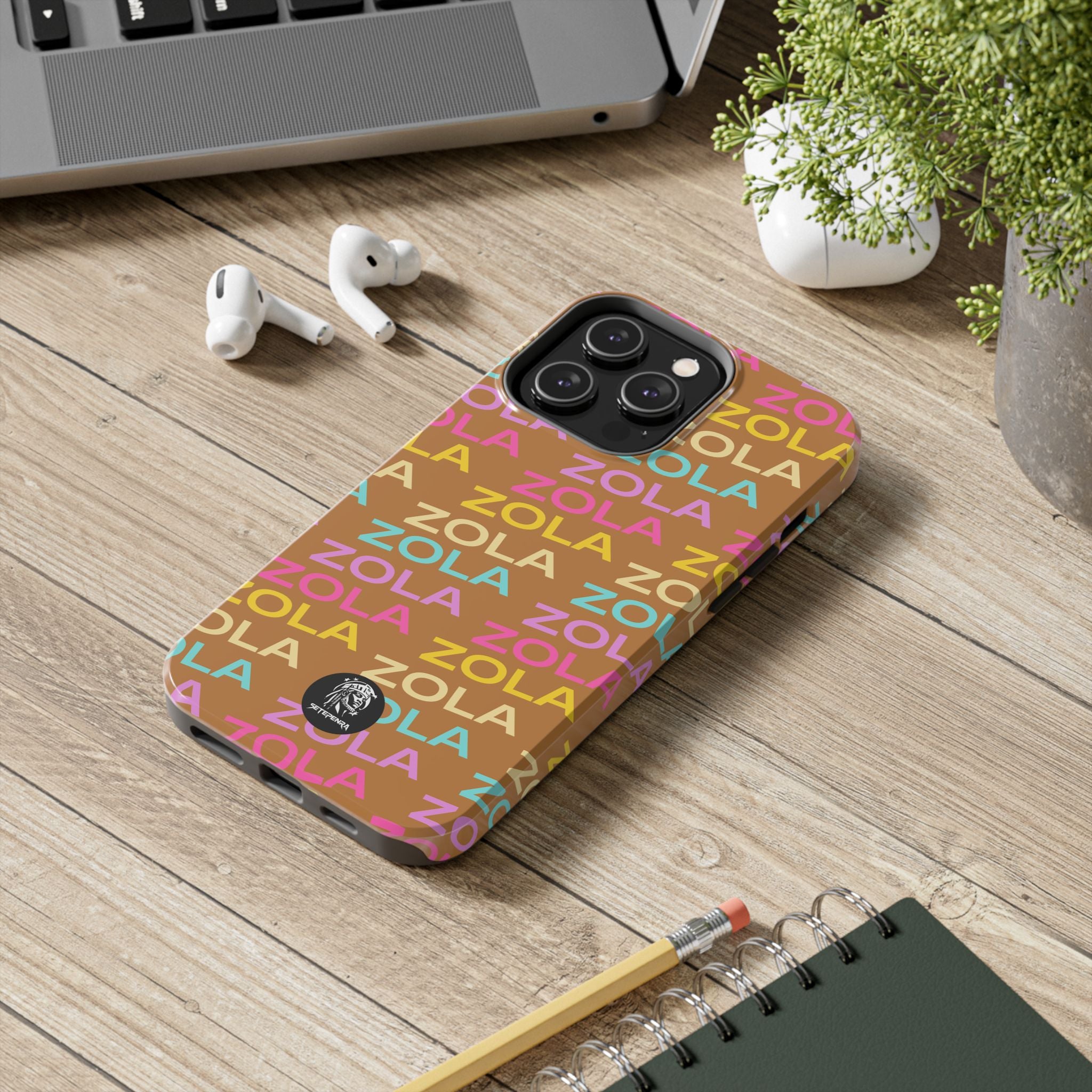 Zola Tough Phone Case (For iPhone, Galaxy & More) - Light Brown