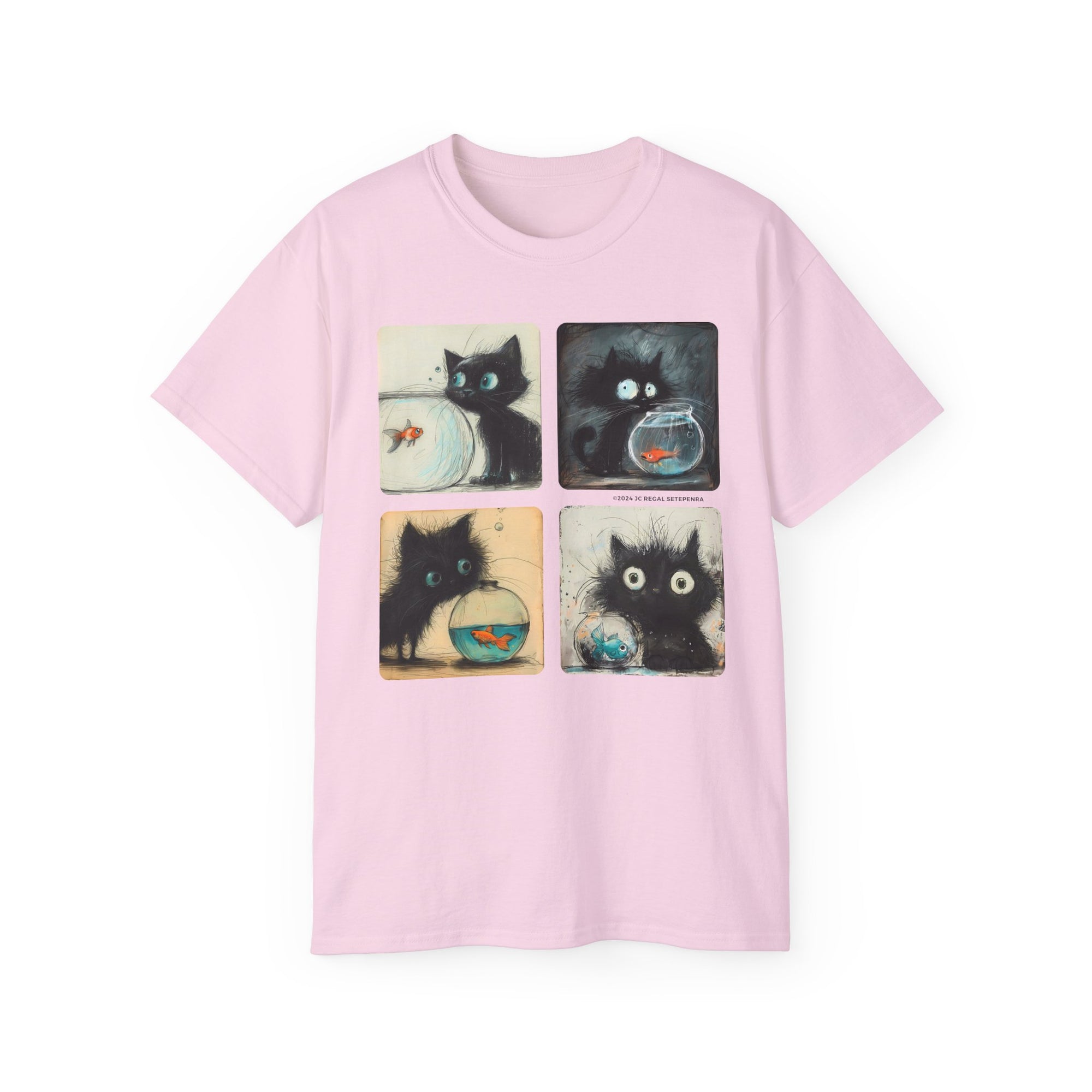 Fishy Kitty Unisex Ultra Cotton Tee SETEPENRA T-Shirt.