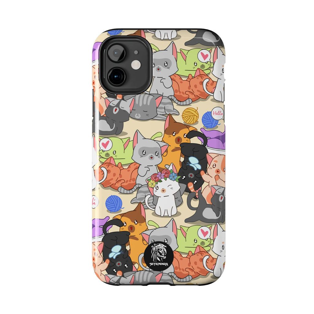 Cats A Lot Tough Phone Case (For iPhone, Galaxy & More)