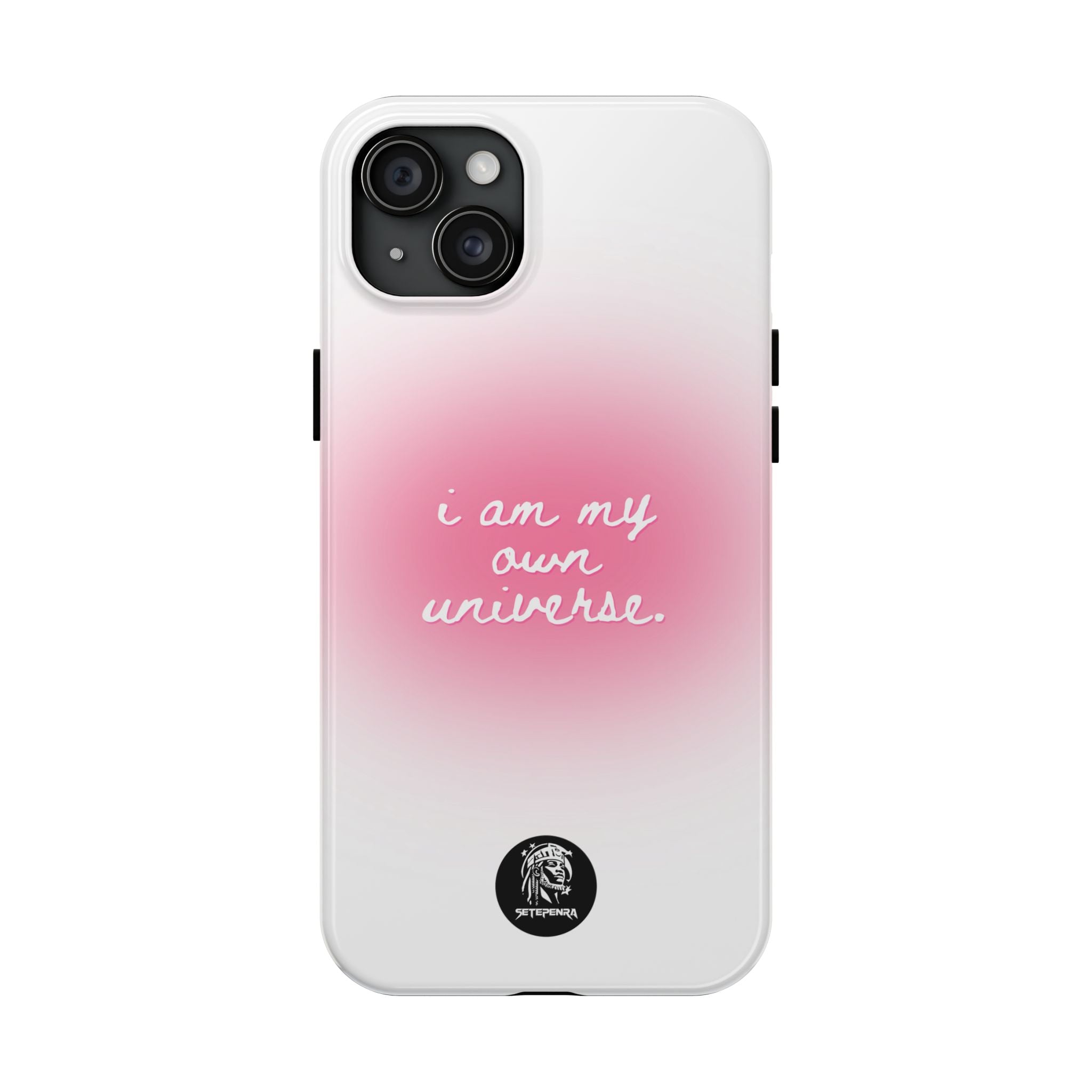 I Am My Own Universe Tough Phone Case (For iPhone, Galaxy & More) - White