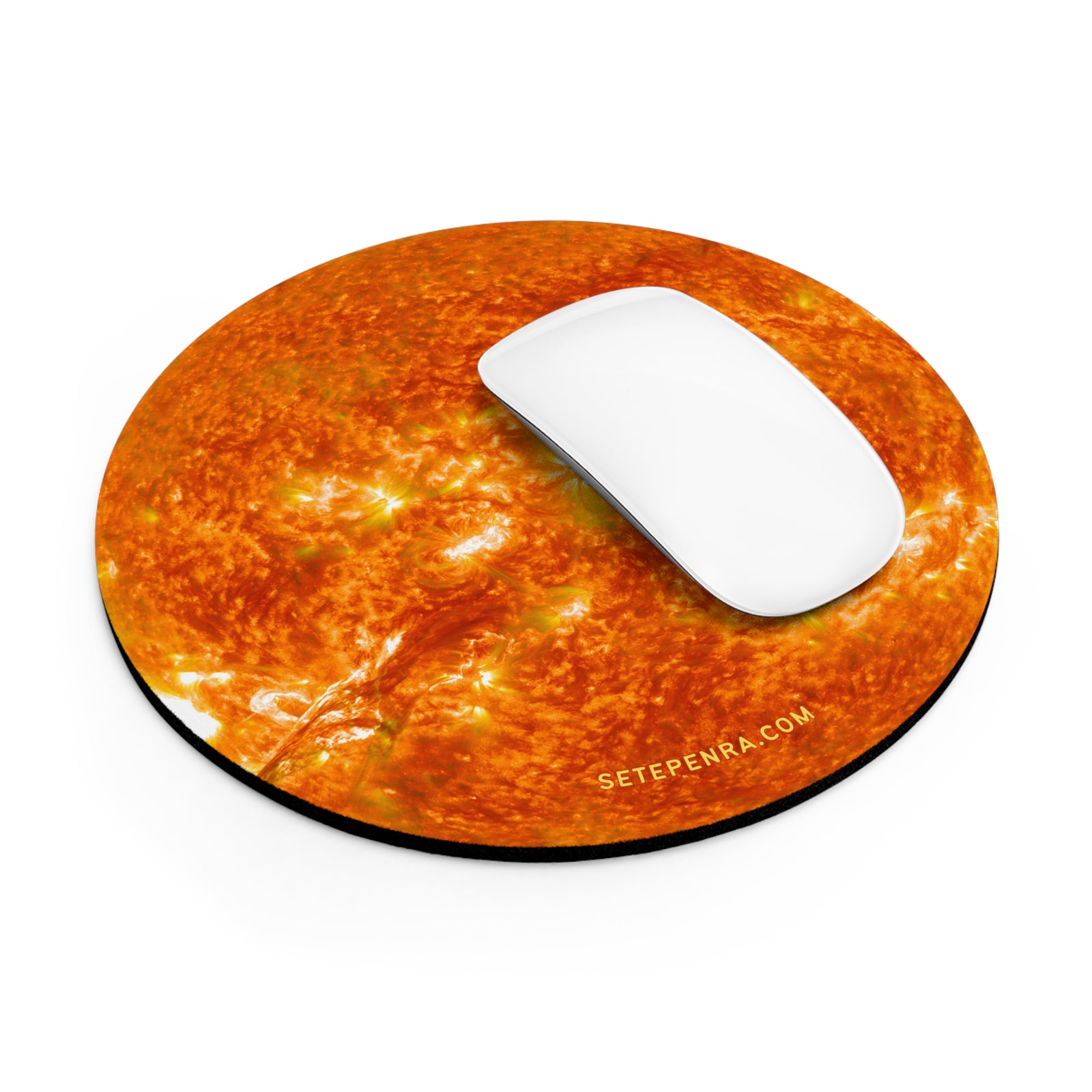 Cosmic Spaces Neoprene Mousepad - Solar Flare Sun