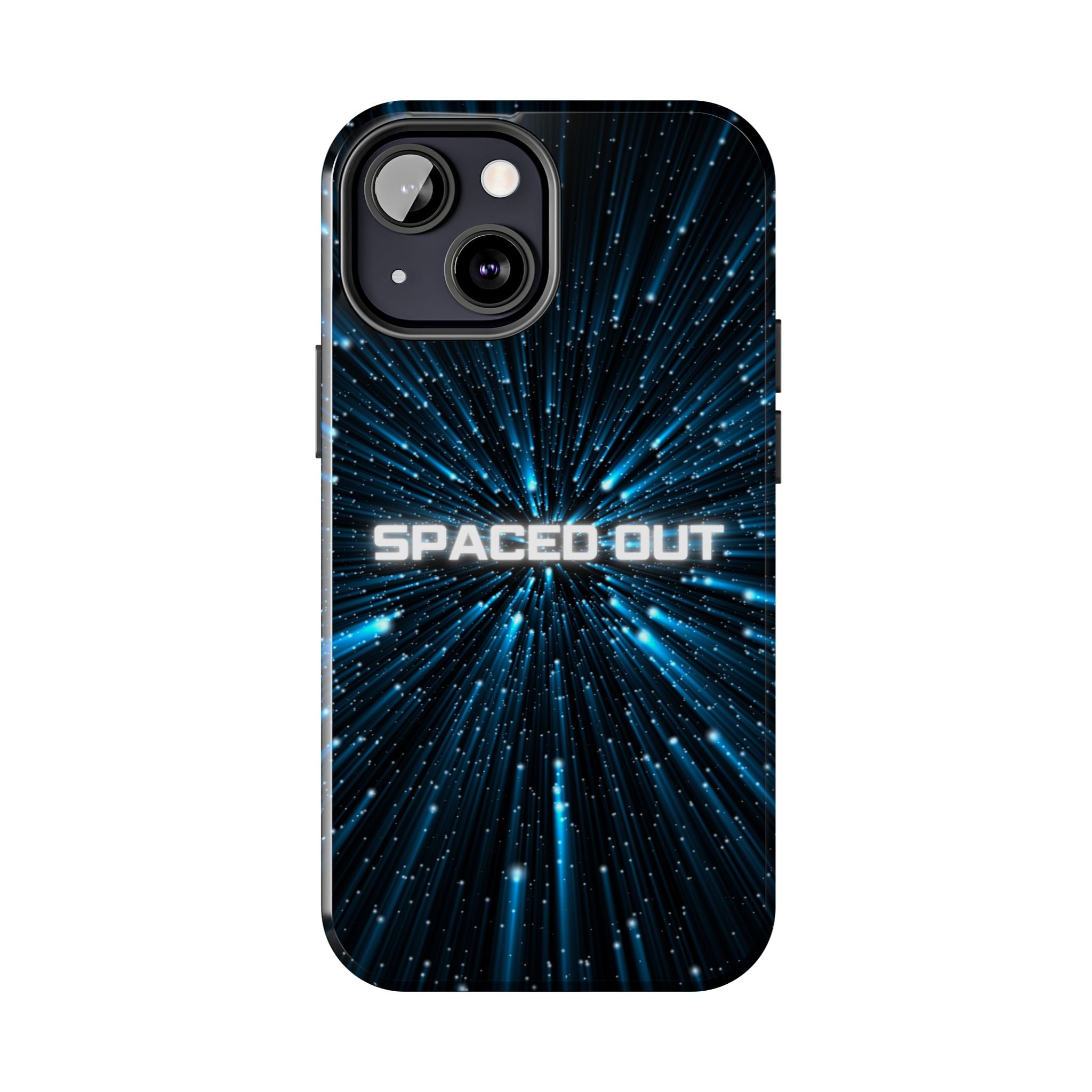 Spaced Out Tough Phone Case — Cosmic Space Warp Protective Cover