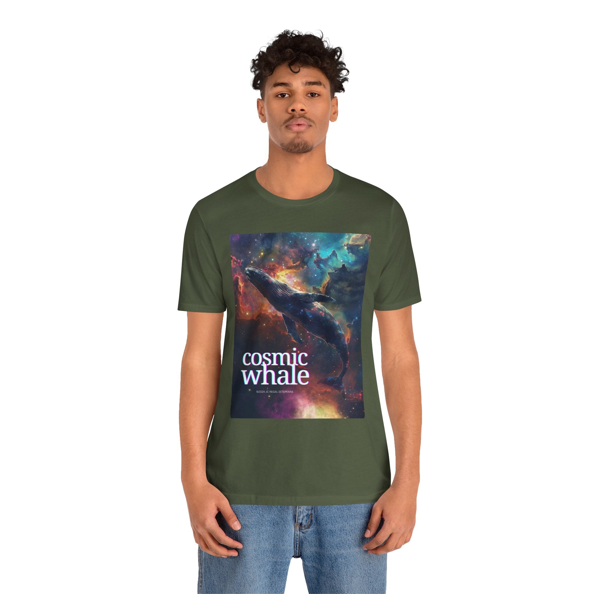 Cosmic Whale Unisex Jersey Short Sleeve Tee