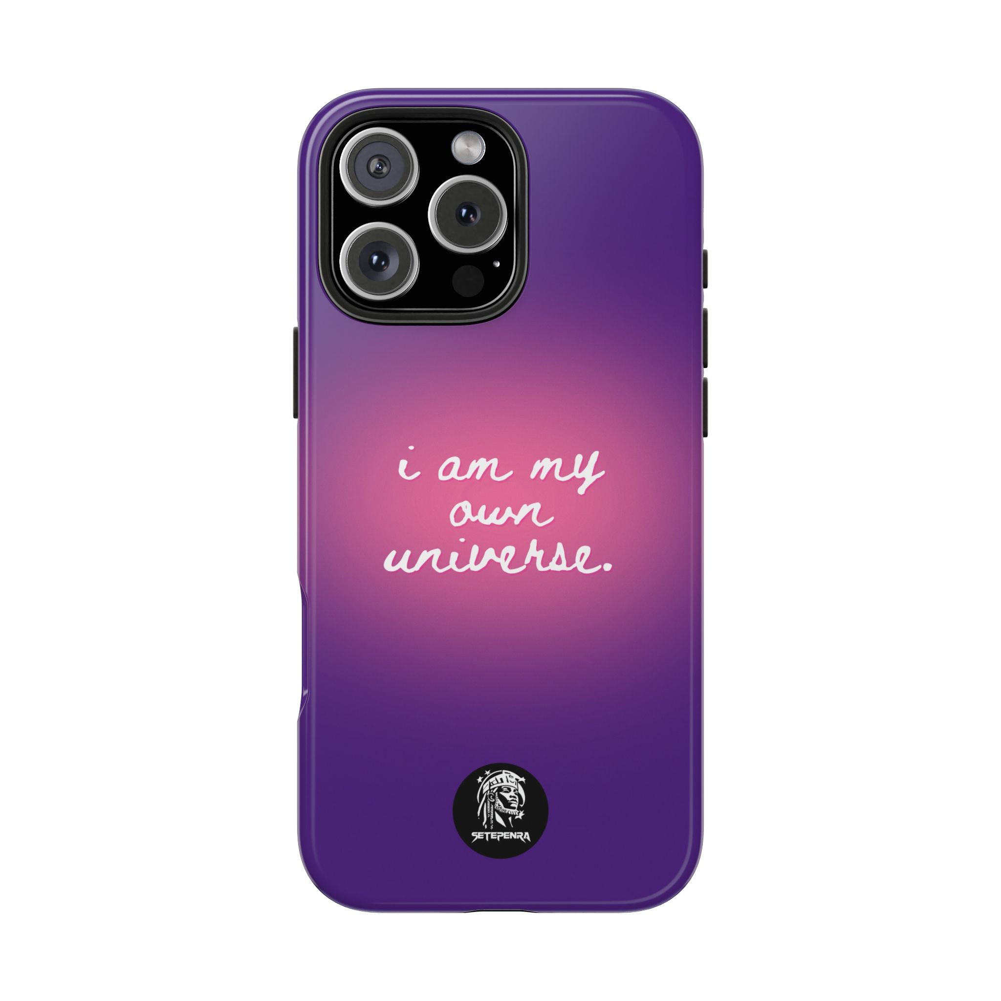 I Am My Own Universe Tough Phone Case (For iPhone, Galaxy & More) - Purple