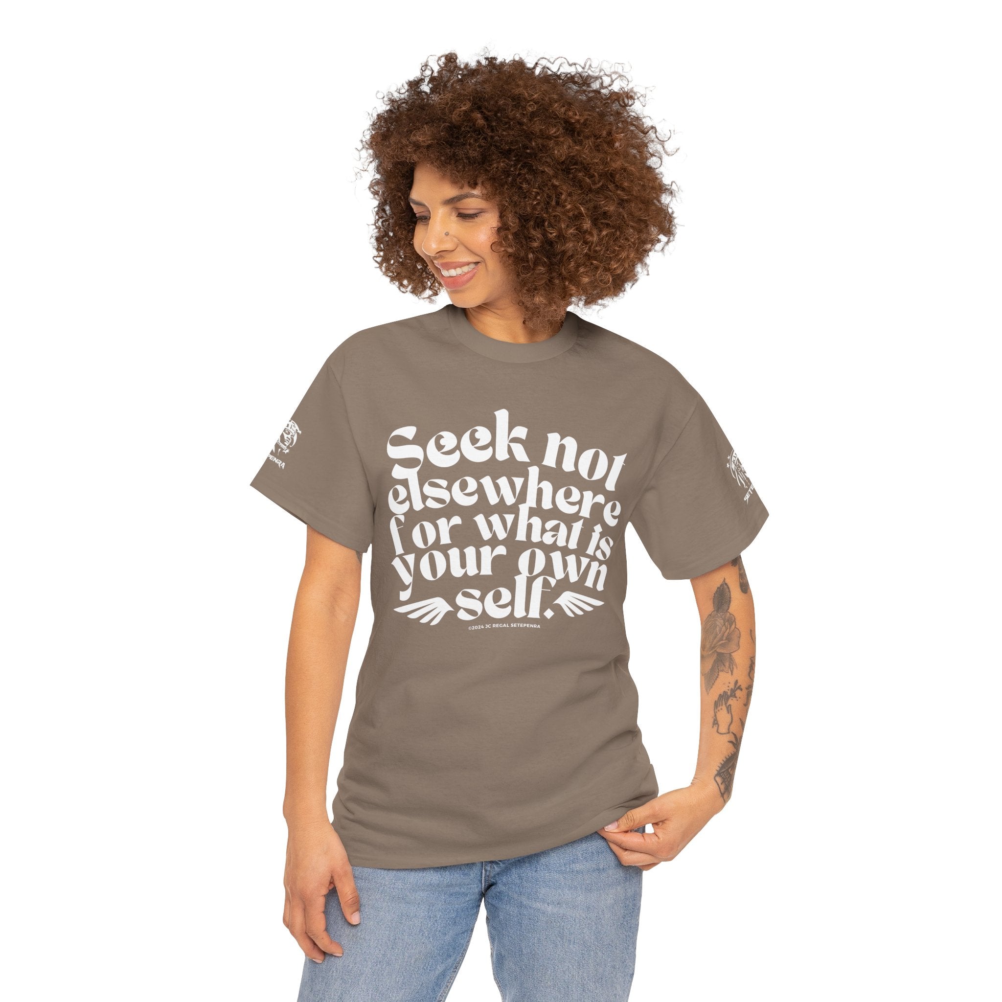 Seek Not Elsewhere Unisex Heavy Cotton Tee