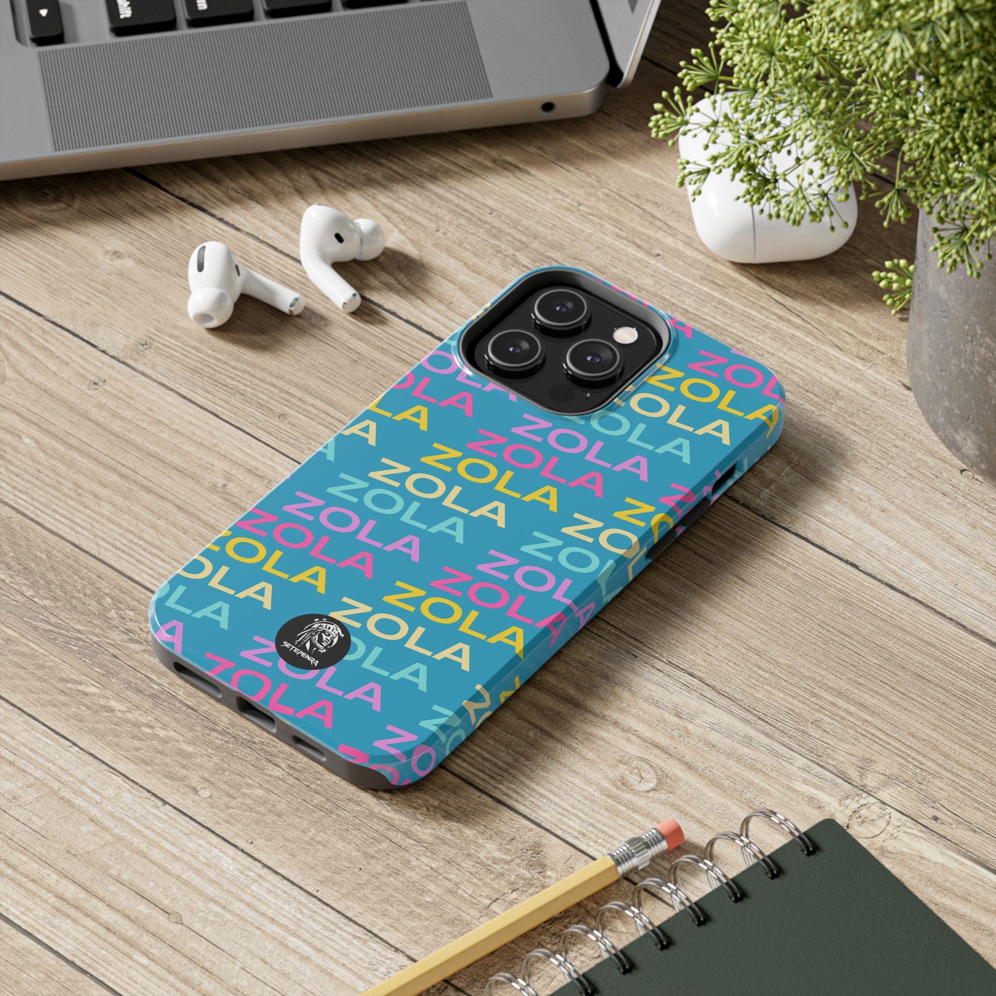 Zola Tough Phone Case (For iPhone, Galaxy & More) - Turquoise