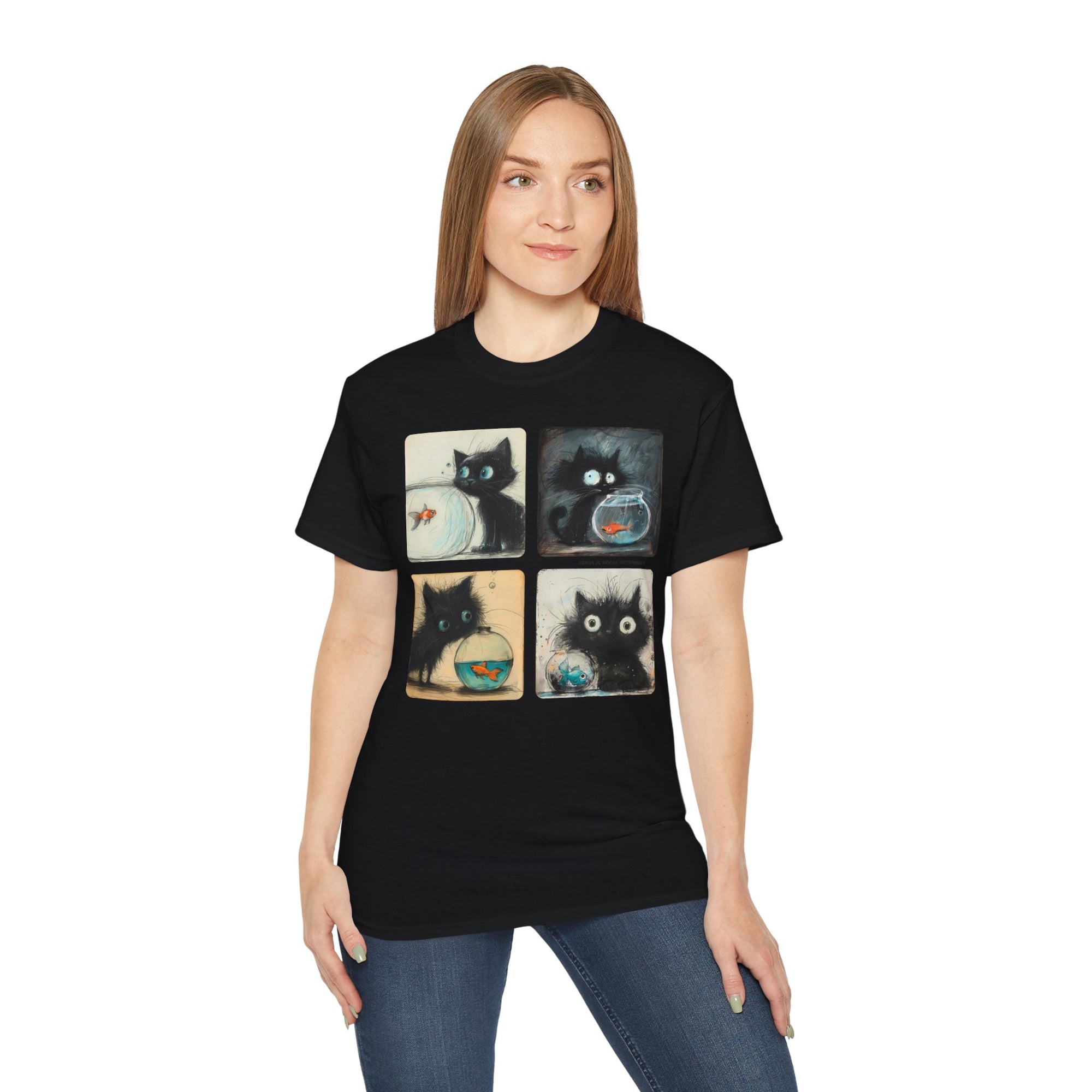 Fishy Kitty Unisex Ultra Cotton Tee