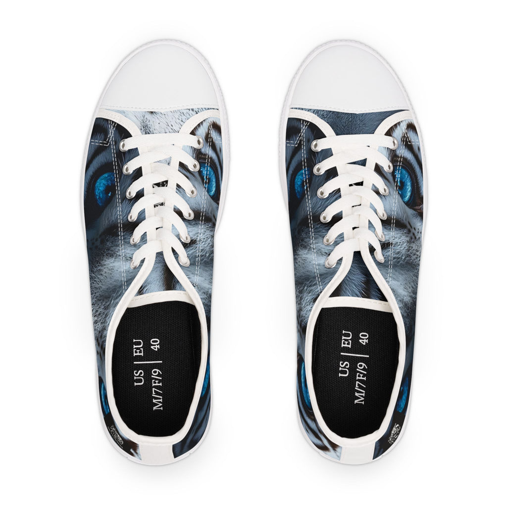Primal Power Women's Low Top Sneakers - White Tiger (1st Edition) SETEPENRA Shoes.