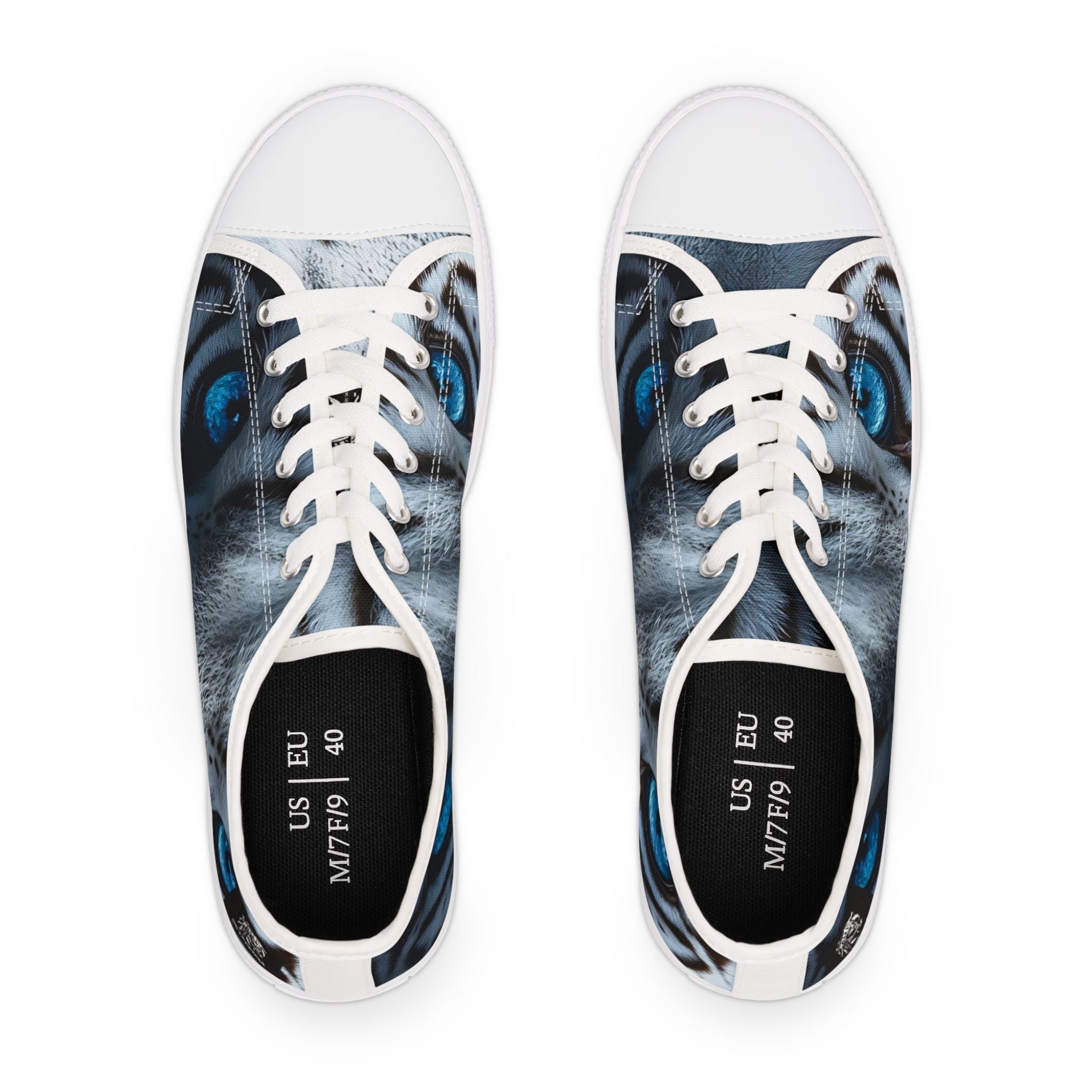 Primal Power Women's Low Top Sneakers - White Tiger (1st Edition) SETEPENRA Shoes.