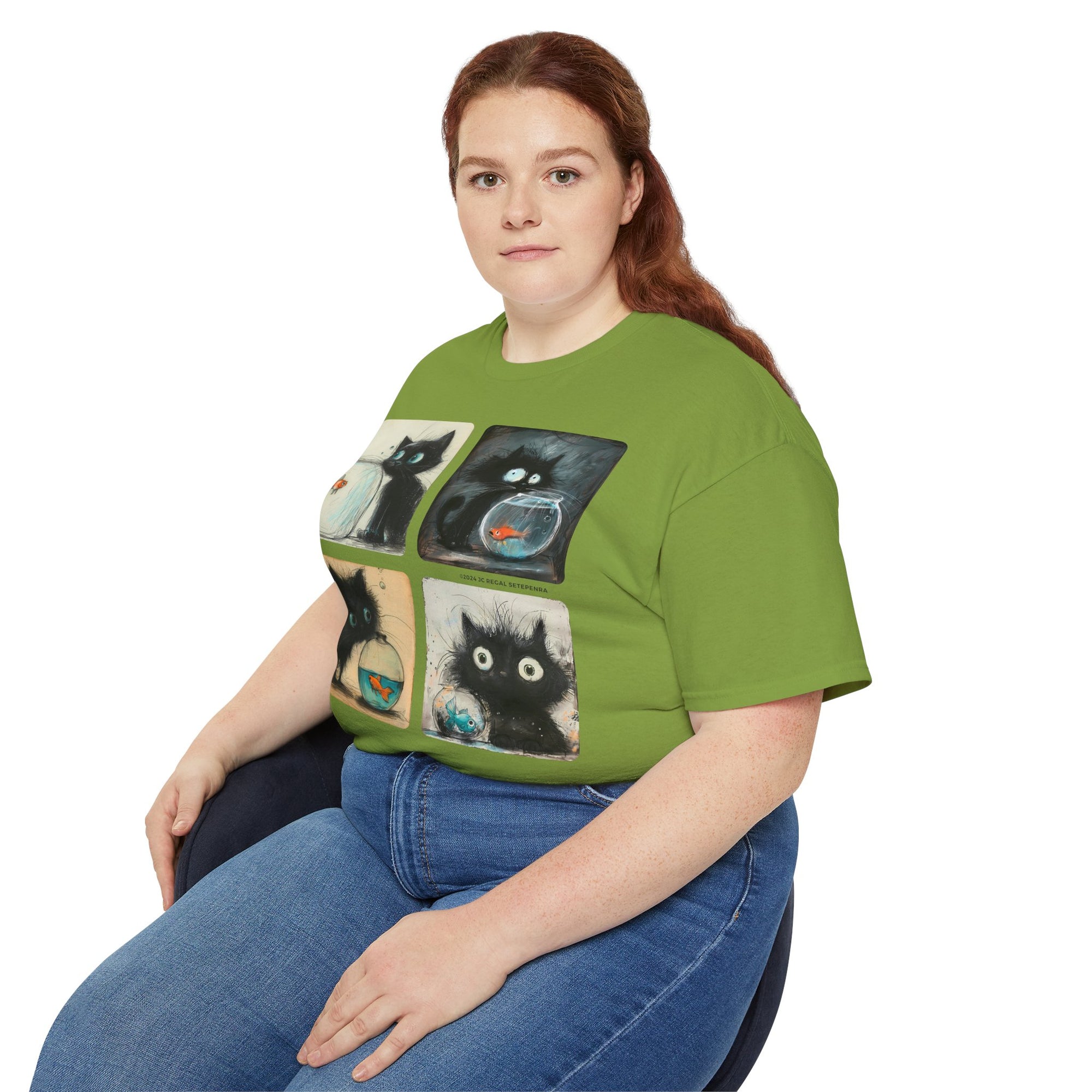 Fishy Kitty Unisex Ultra Cotton Tee