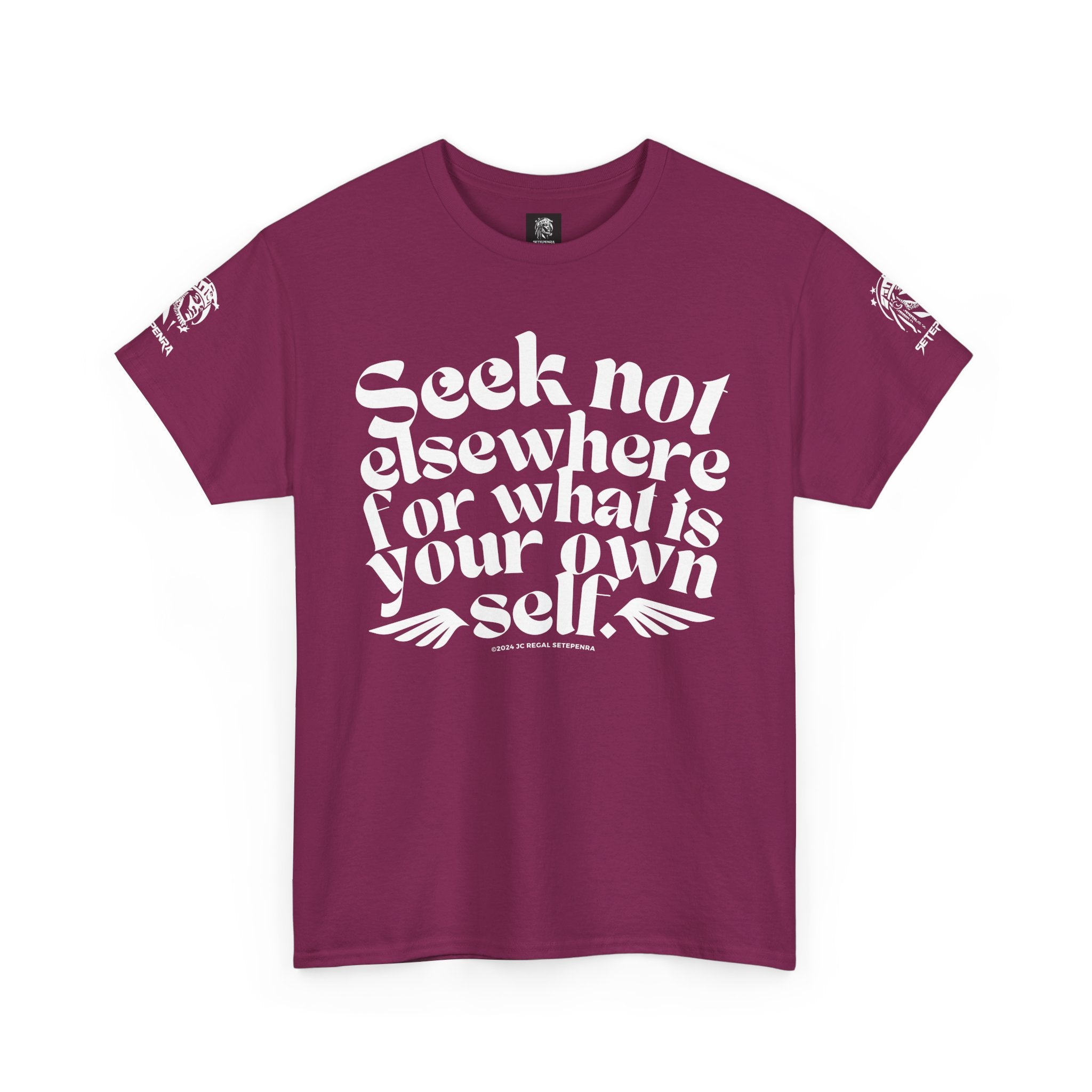 Seek Not Elsewhere Unisex Heavy Cotton Tee SETEPENRA T-Shirt.