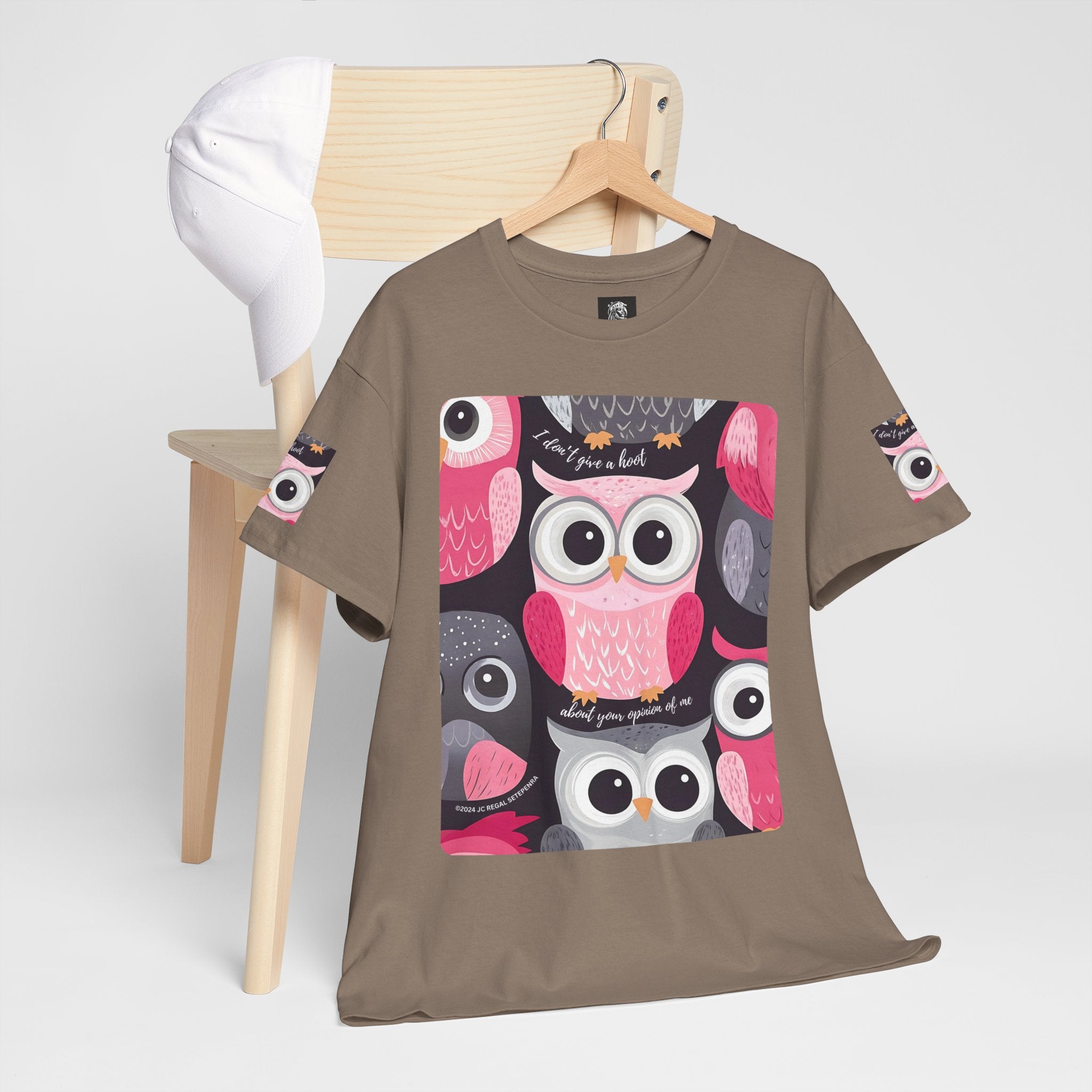 Don't Give A Hoot Unisex Heavy Cotton Tee