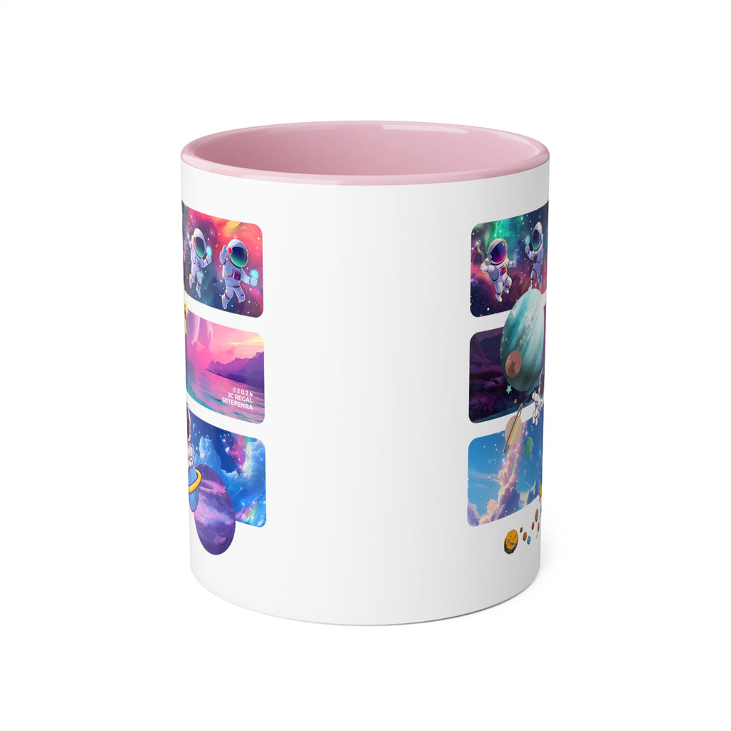 Astro Cosmo Accent Mug, 11oz (Various Colors)