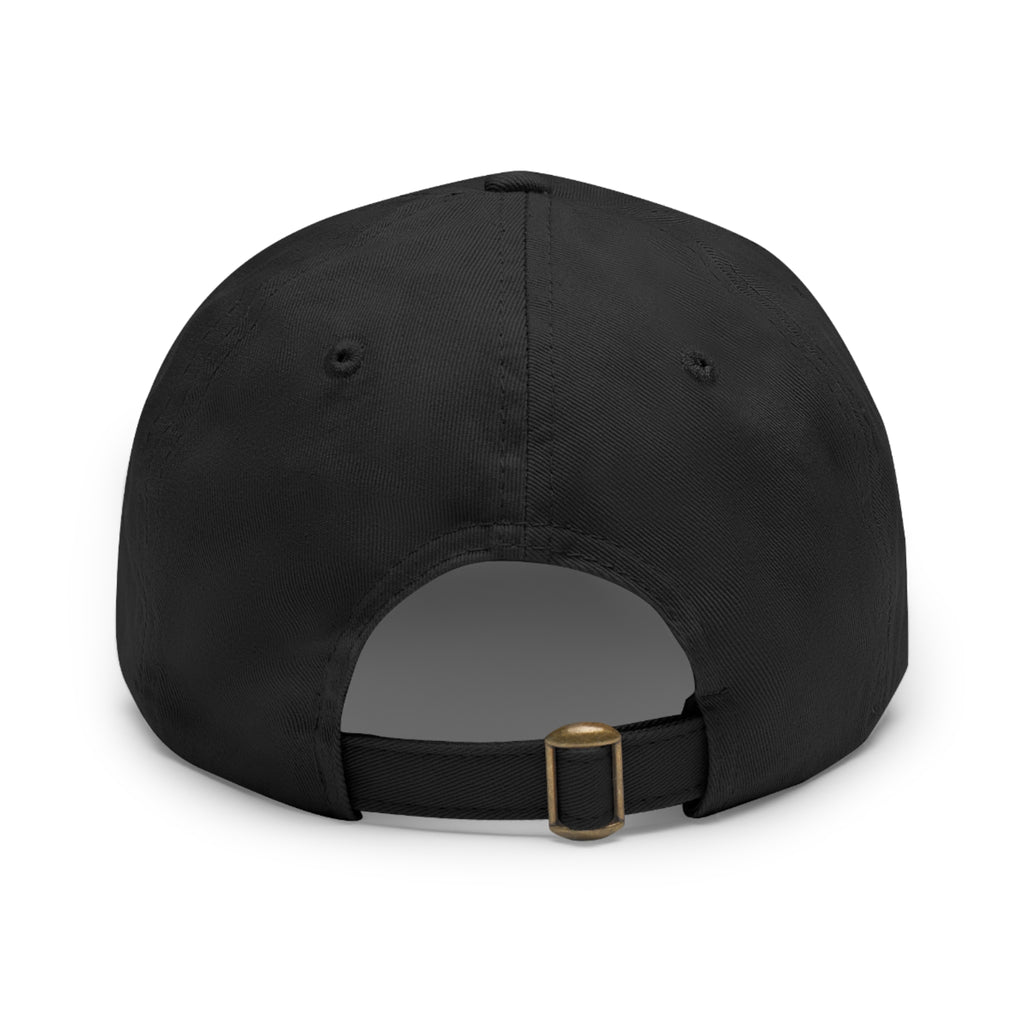 SETEPENRA Dad Hat with Leather Patch (Round) SETEPENRA Hats.