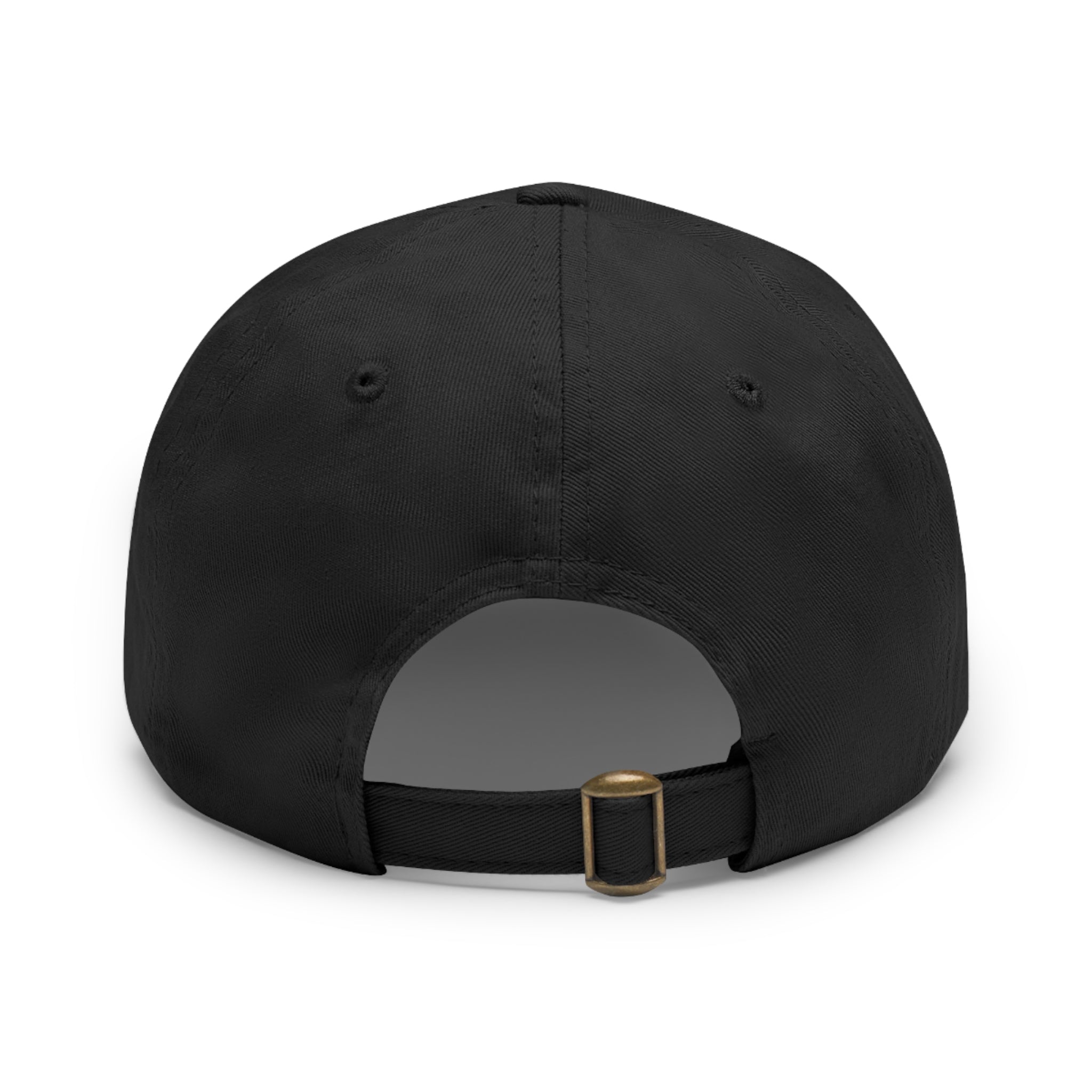 SETEPENRA Dad Hat with Leather Patch (Round) SETEPENRA Hats.