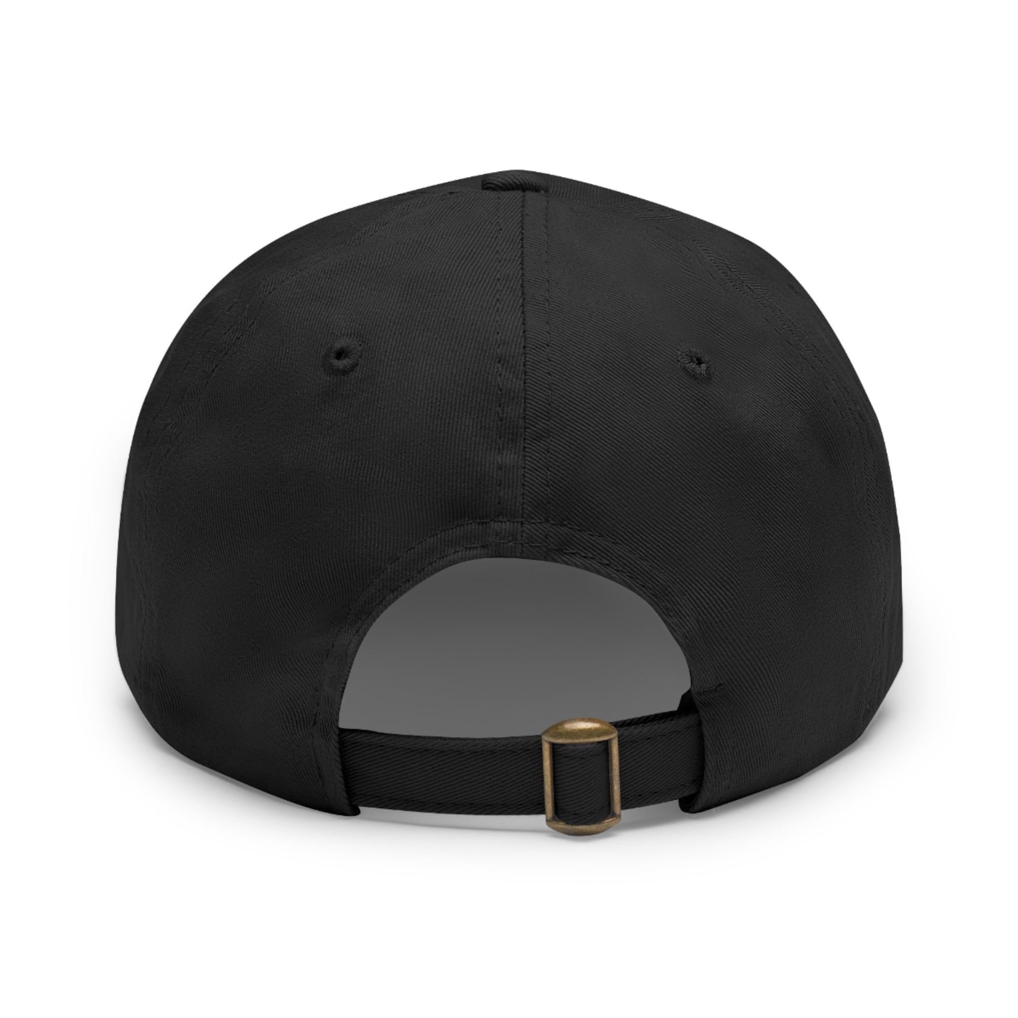 SETEPENRA Dad Hat with Leather Patch (Round) SETEPENRA Hats.