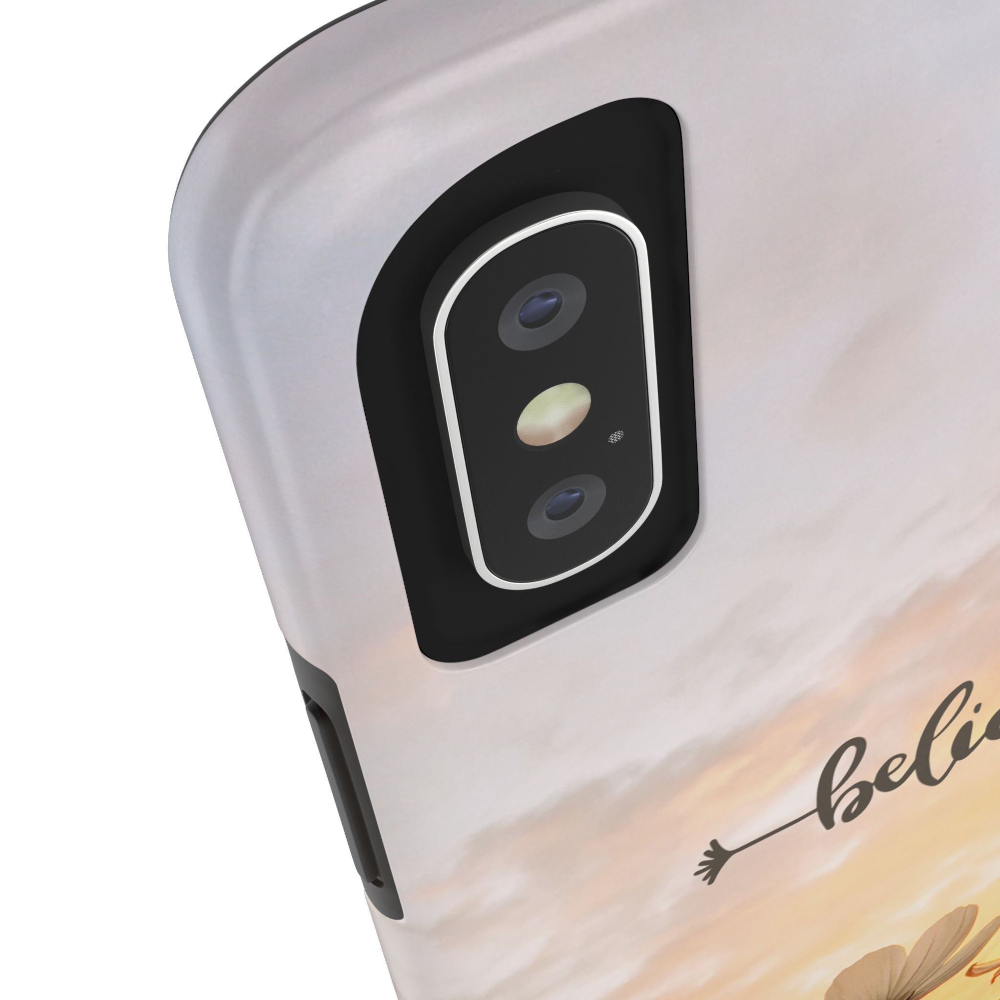 Believe Tough Phone Case (For iPhone, Galaxy & More) - Aesthetic Flower