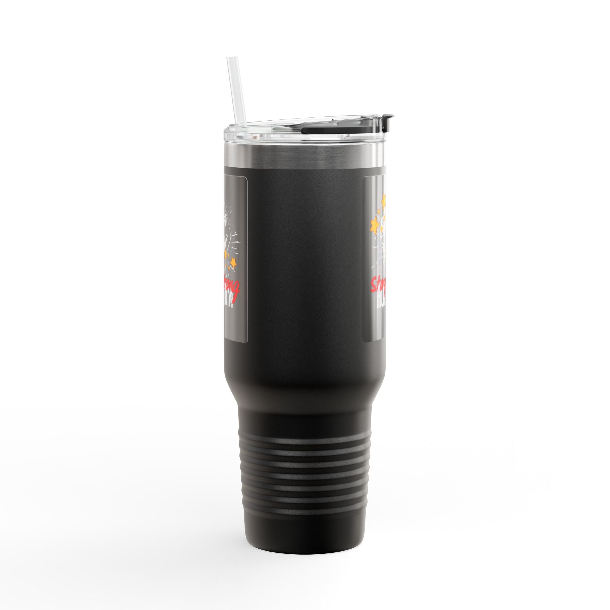 Stay Strong Hold Firm Insulated Travel Mug, 40oz