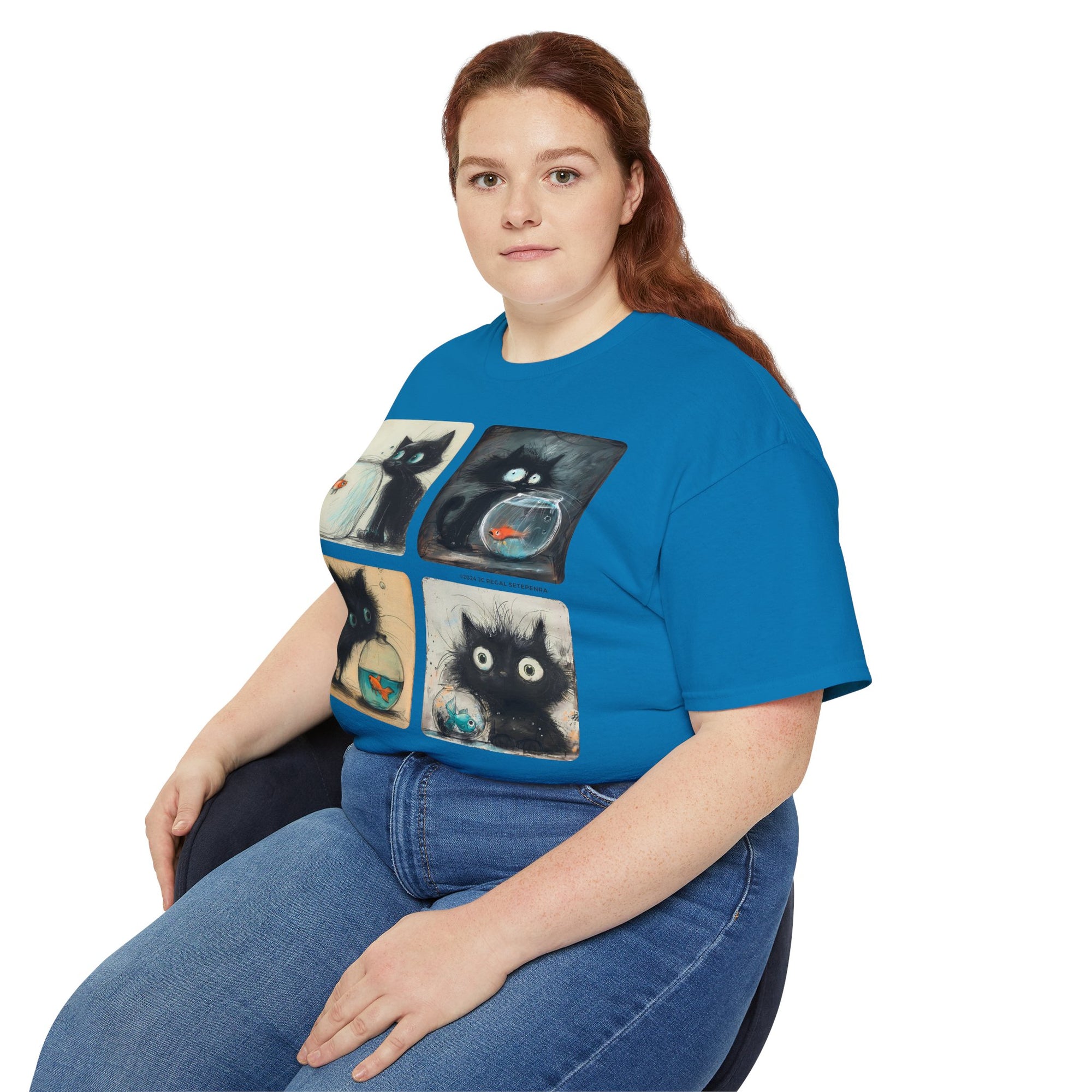 Fishy Kitty Unisex Ultra Cotton Tee