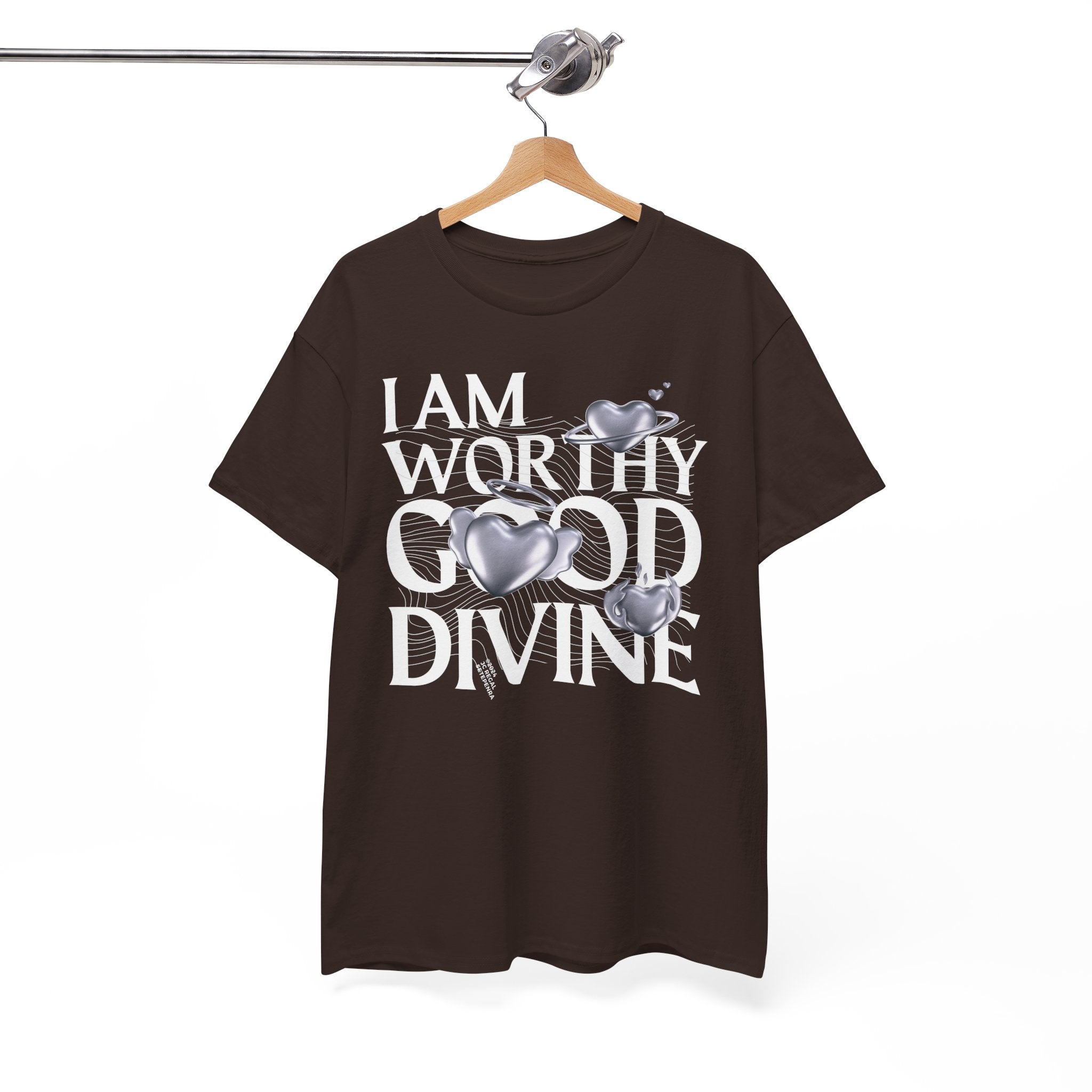 I AM WORTHY GOOD DIVINE Unisex Heavy Cotton Tee