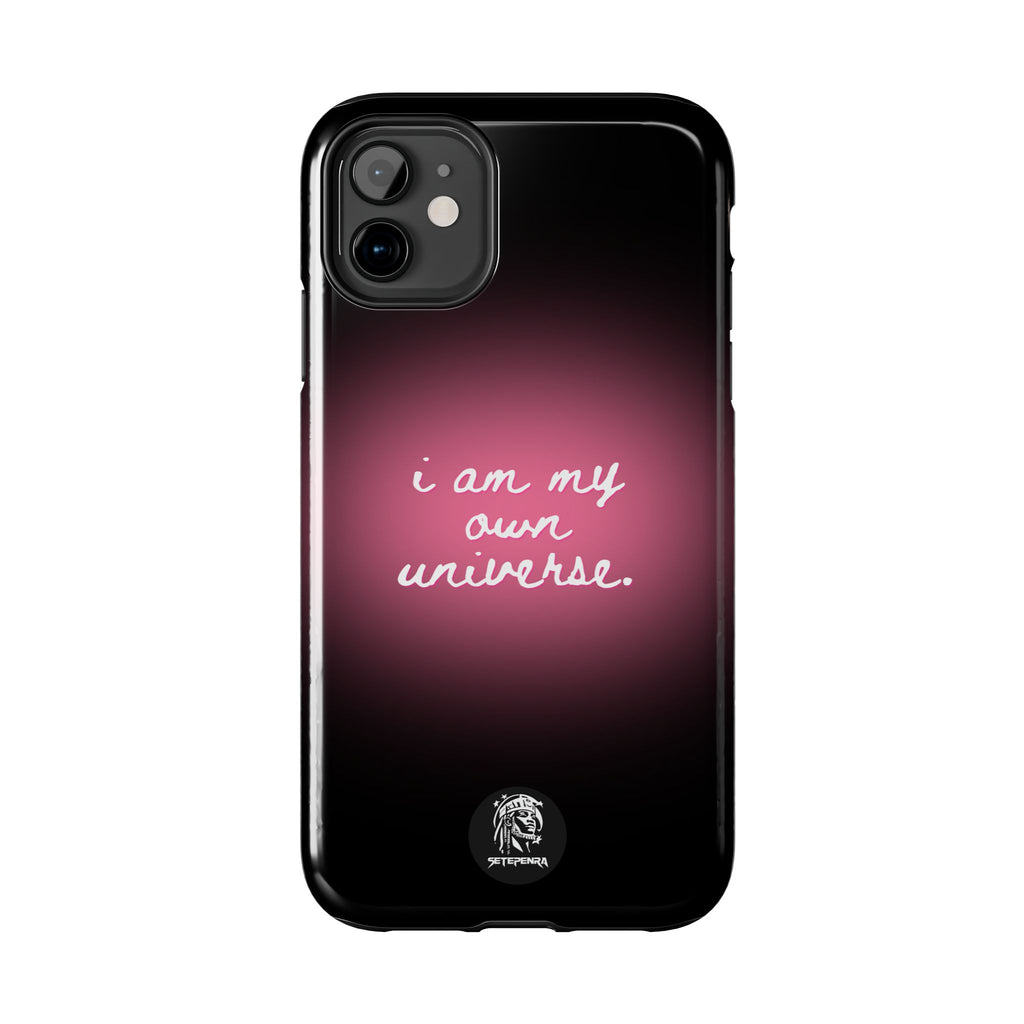 I Am My Own Universe Tough Phone Case (For iPhone, Galaxy & More) - Black