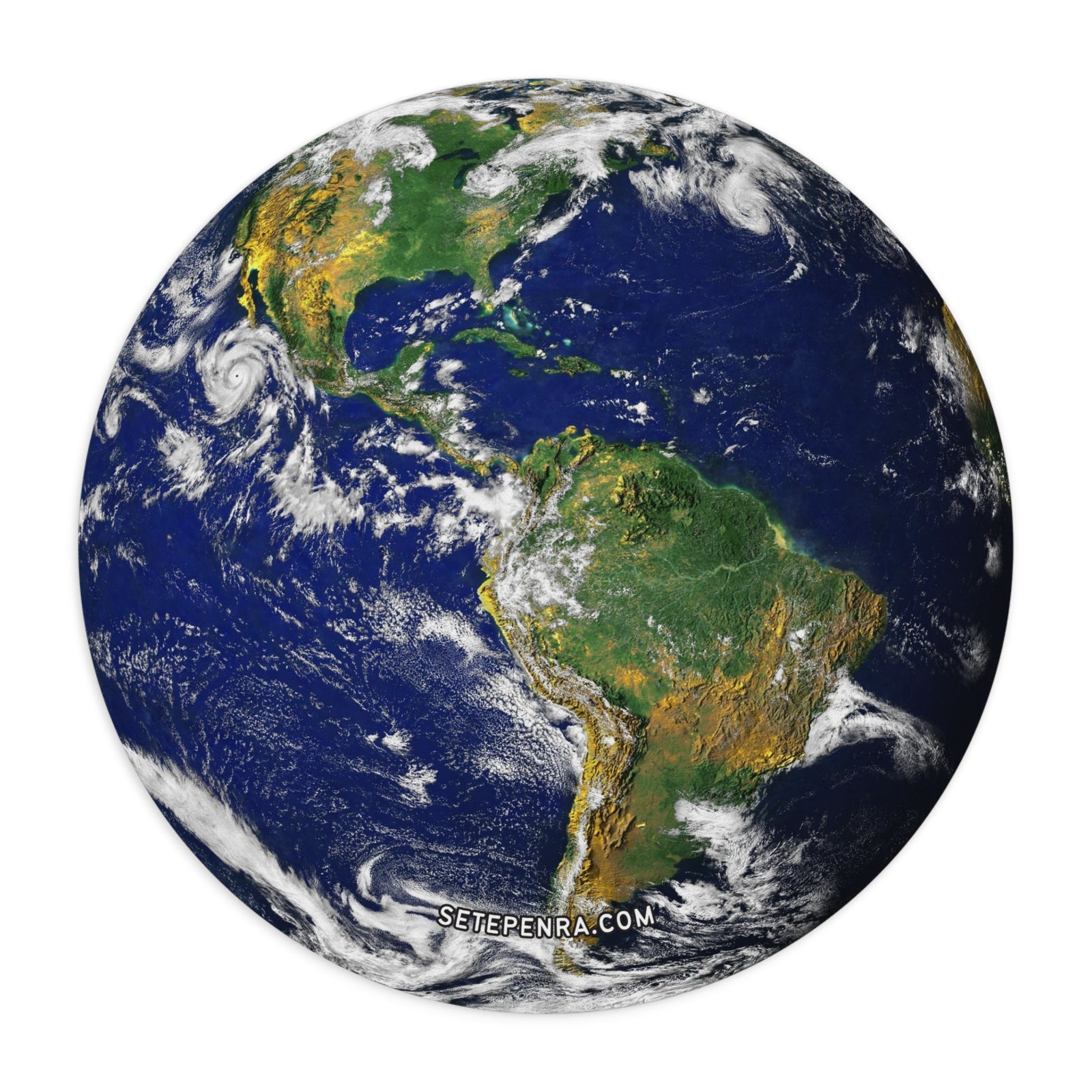 Cosmic Spaces Neoprene Mousepad - Earth