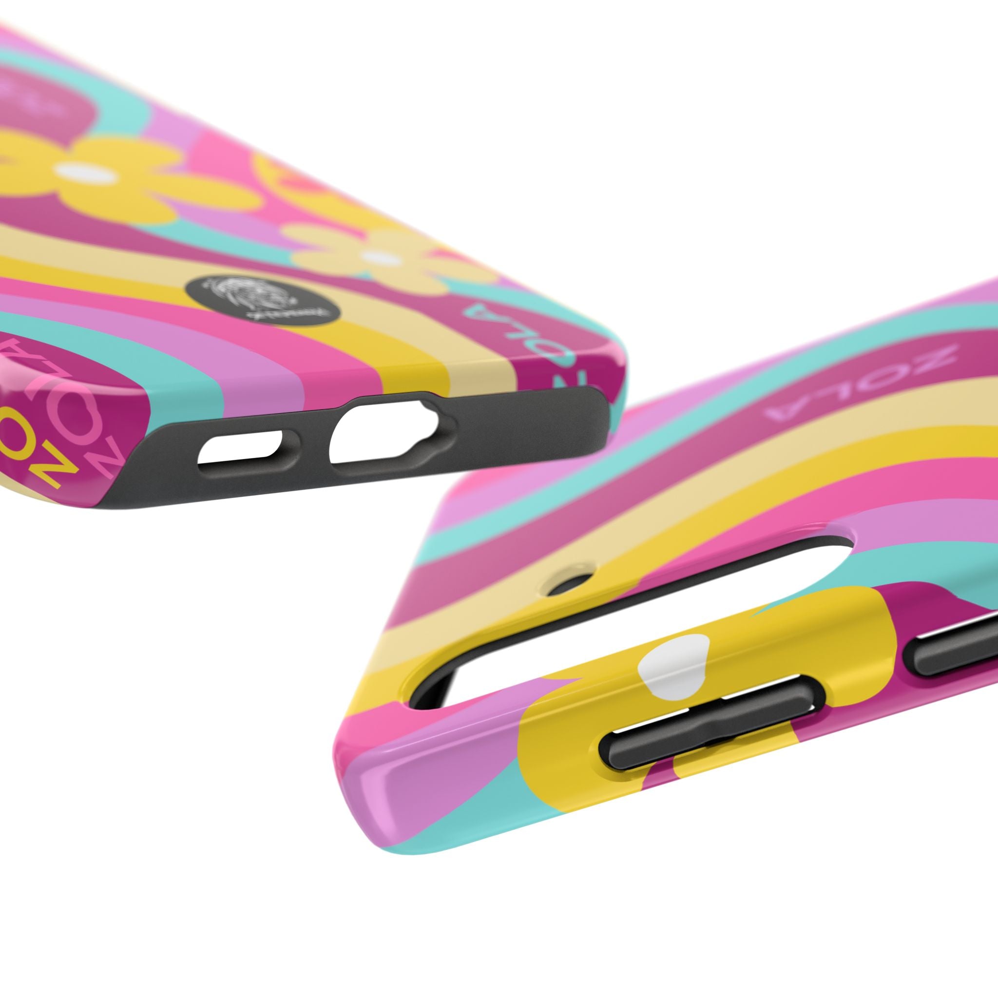Zola Tough Phone Case (For iPhone, Galaxy & More) - Pink Wave
