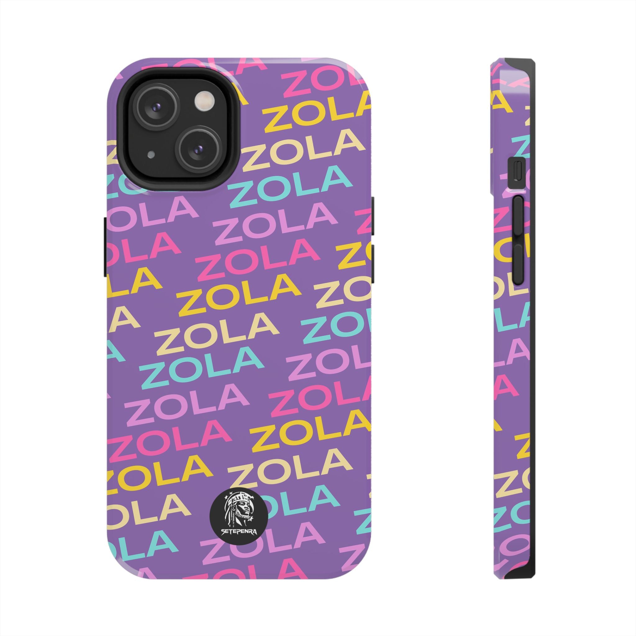 Zola Tough Phone Case (For iPhone, Galaxy & More) - Light Purple SETEPENRA Phone Case.