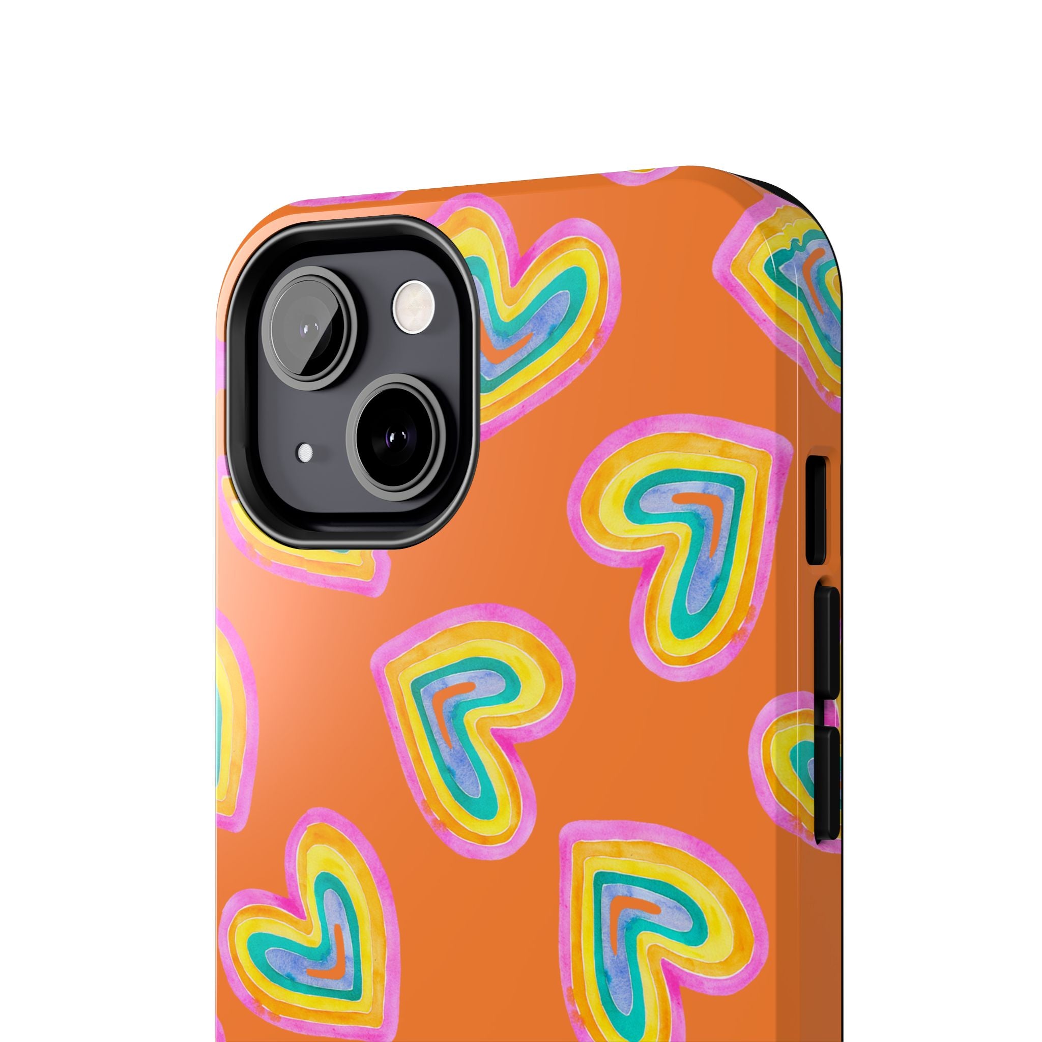 Rainbow Heart Tough Phone Case (For iPhone, Galaxy & More) - Crusta