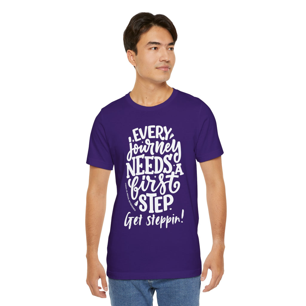 Get Steppin! Jersey Short Sleeve Tee