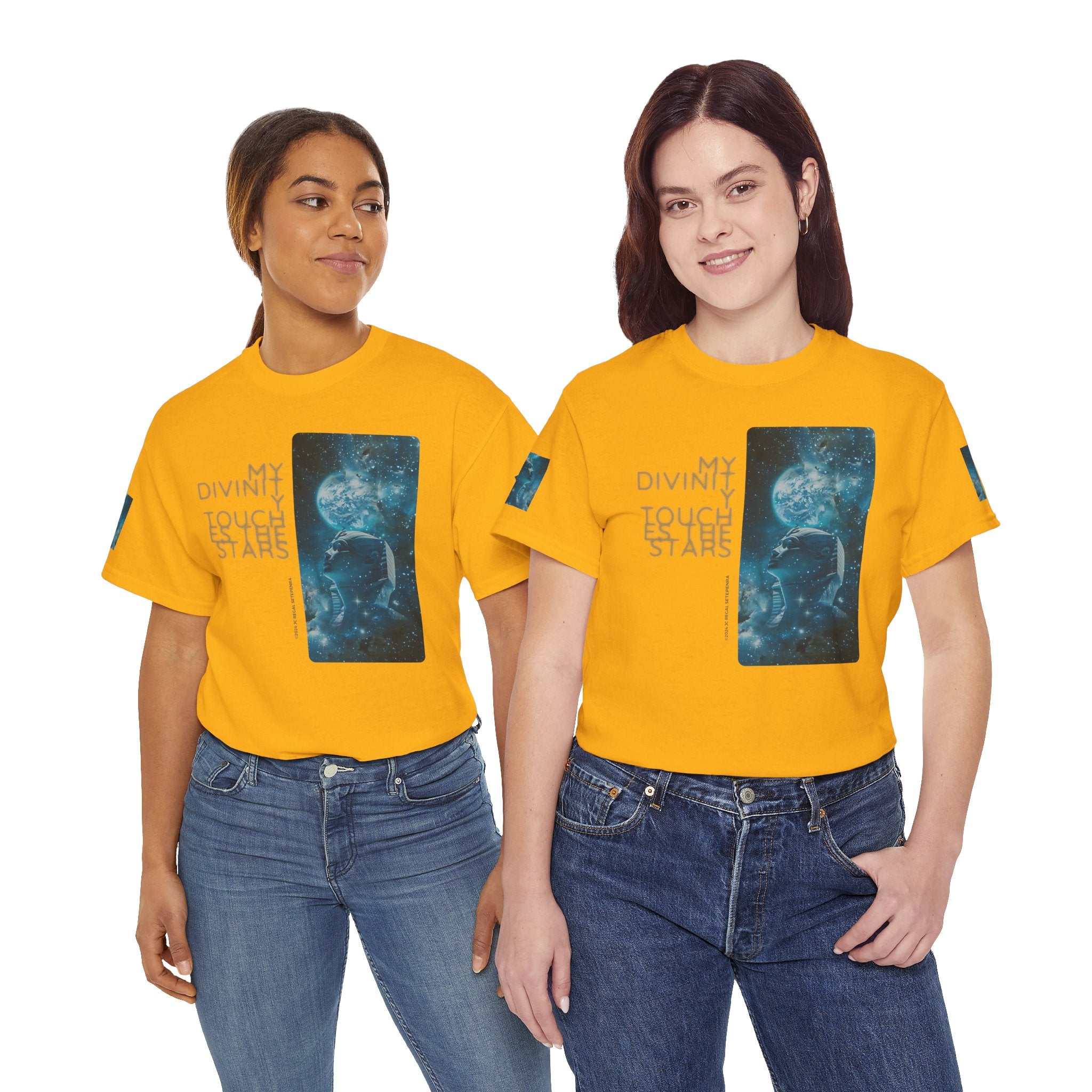 My Divinity Touches The Stars Unisex Heavy Cotton Tee