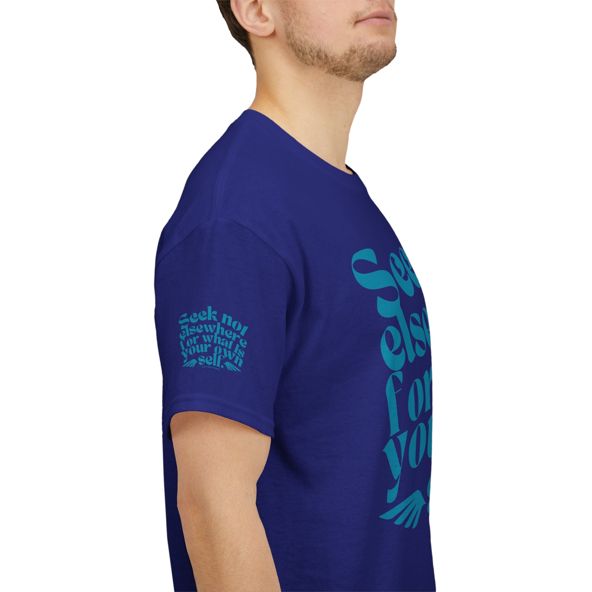 Seek Not Elsewhere (Aqua Edition) Unisex Heavy Cotton Tee