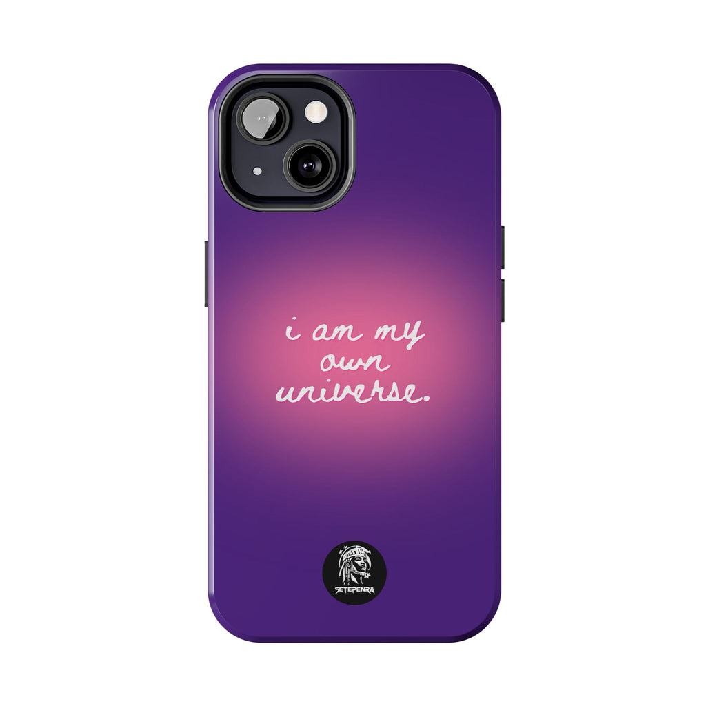 I Am My Own Universe Tough Phone Case (For iPhone, Galaxy & More) - Purple
