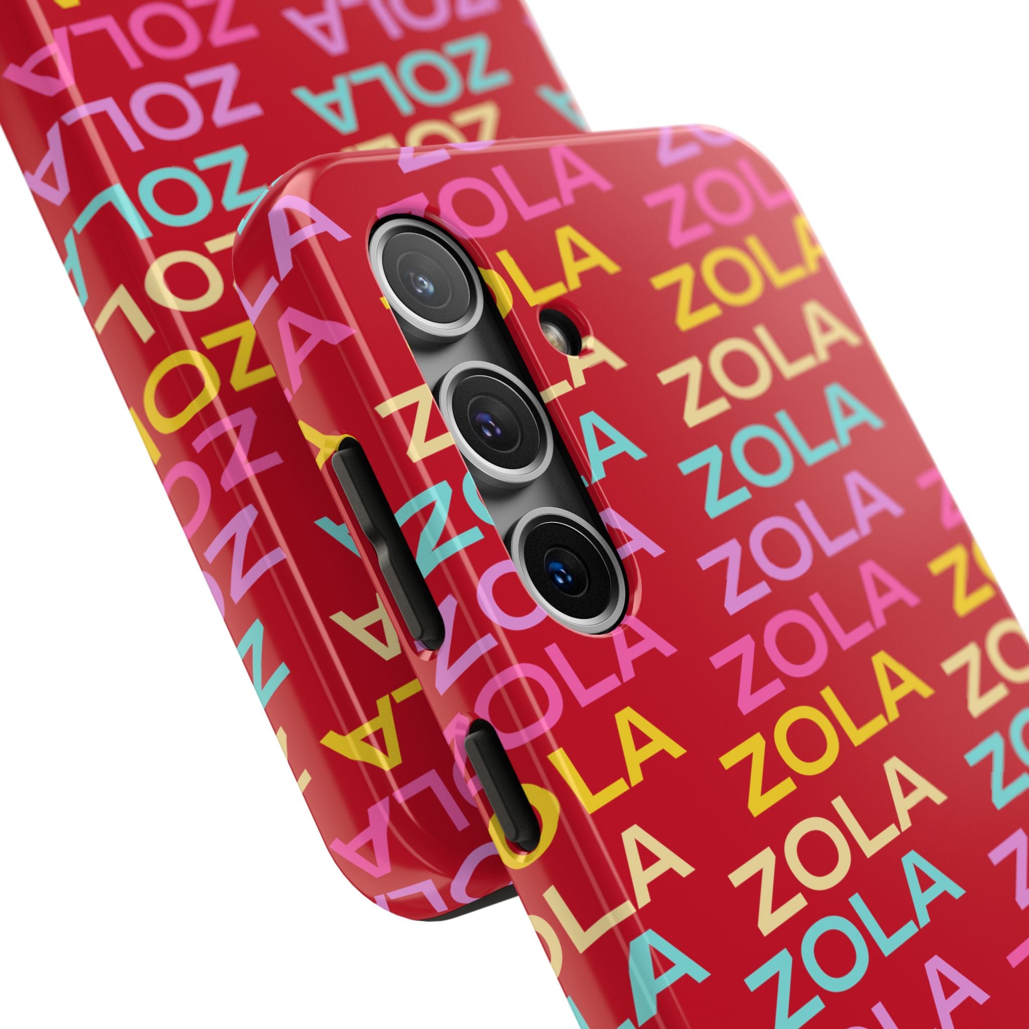 Zola Tough Phone Case (For iPhone, Galaxy & More) - Dark Red