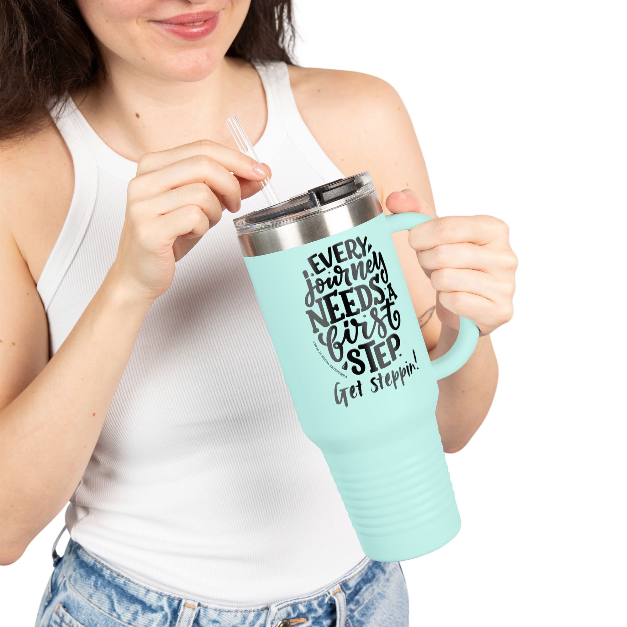 Get Steppin! Insulated Travel Mug, 40oz