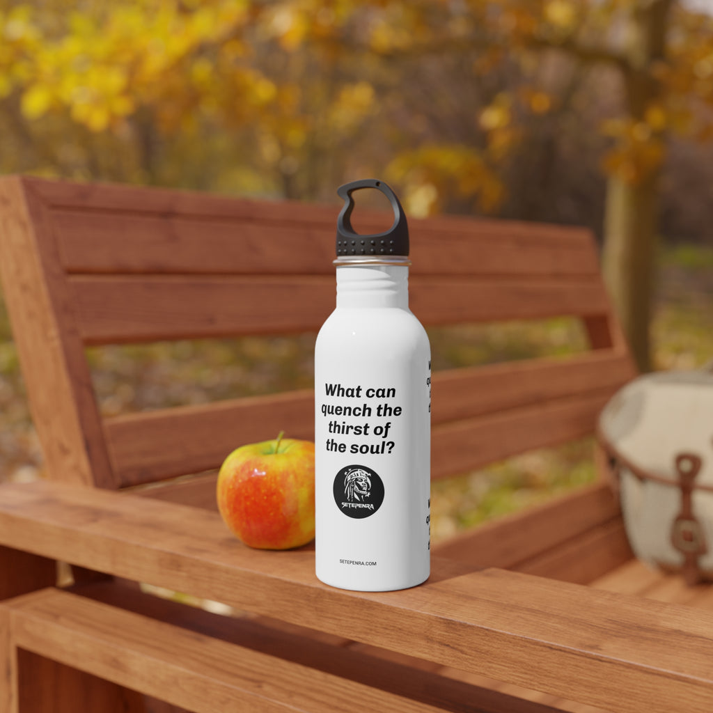 SETEPENRA Thirst Of The Soul Stainless Steel Water Bottle (White) SETEPENRA Mug.