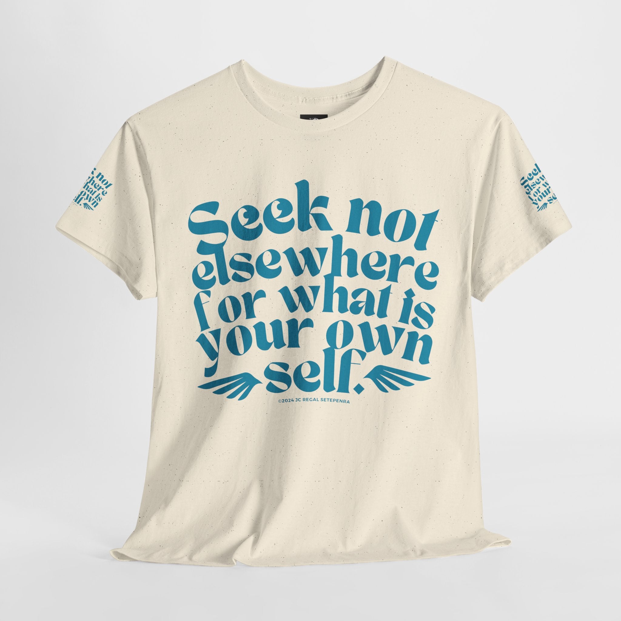Seek Not Elsewhere (Aqua Edition) Unisex Heavy Cotton Tee