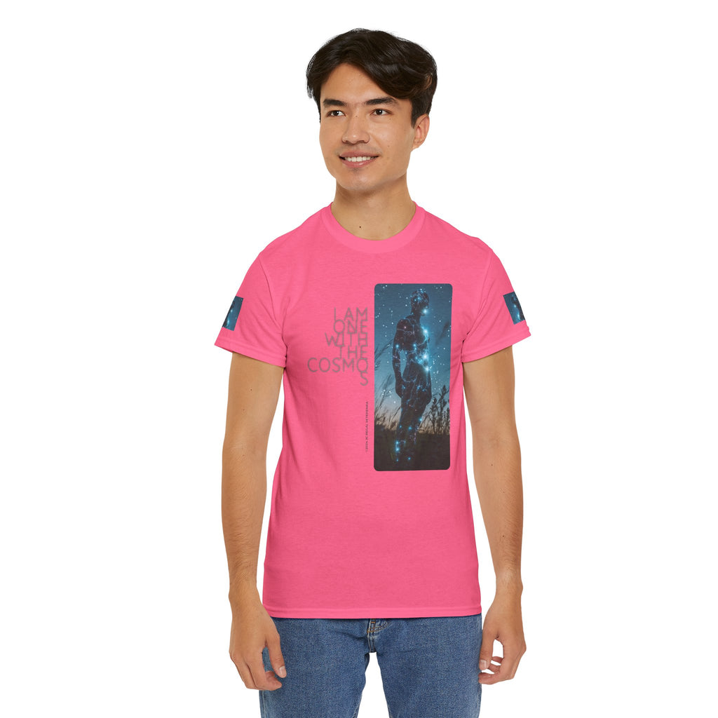 One With The Cosmos Unisex Heavy Cotton Tee