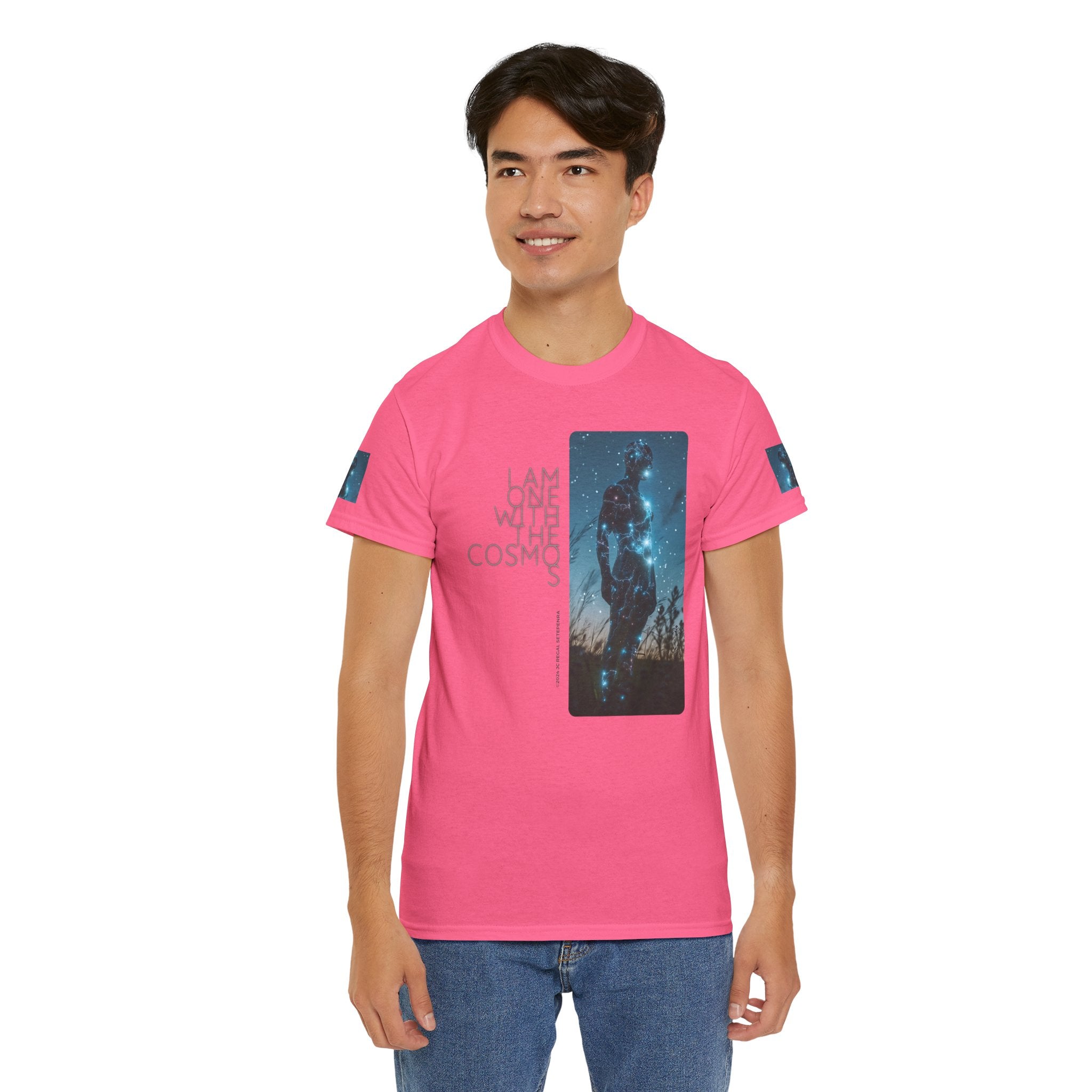 One With The Cosmos Unisex Heavy Cotton Tee