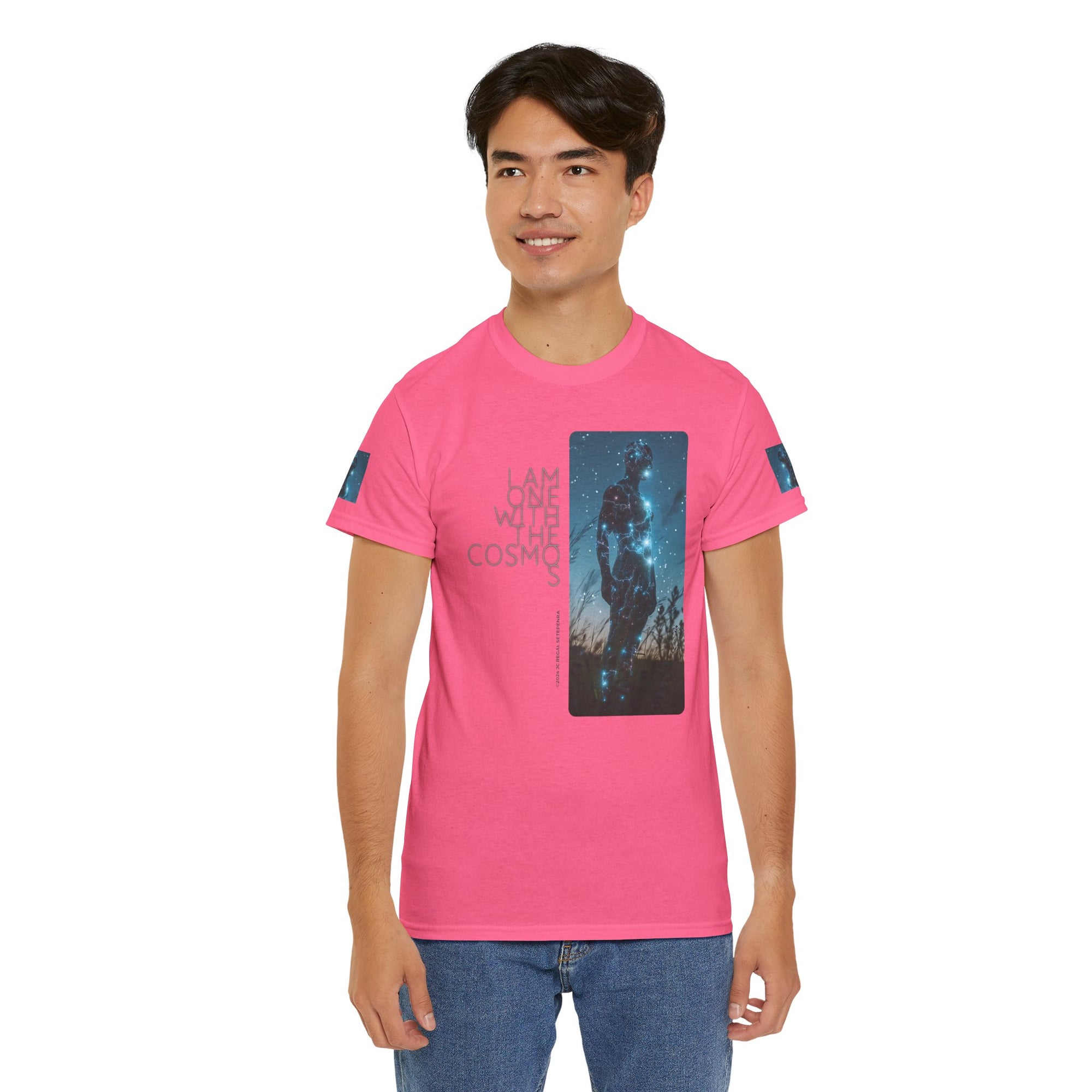 One With The Cosmos Unisex Heavy Cotton Tee